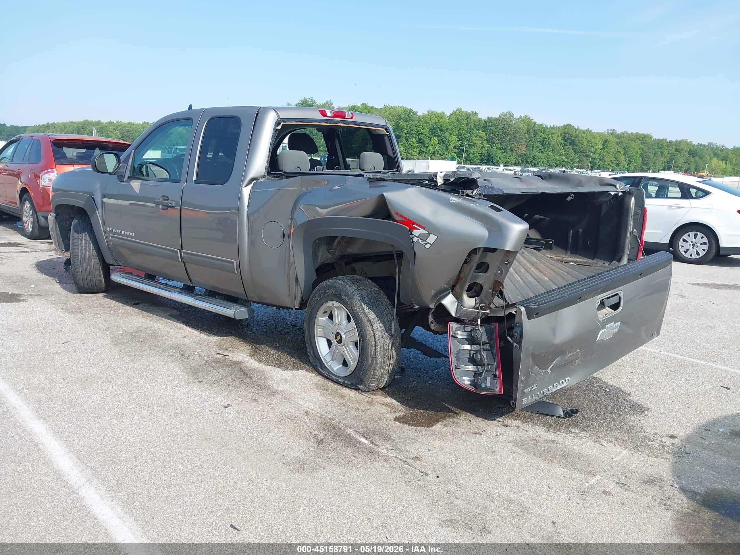 2009 Chevrolet Silverado 1500 Lt Gray vin: 1GCEK29029Z140784