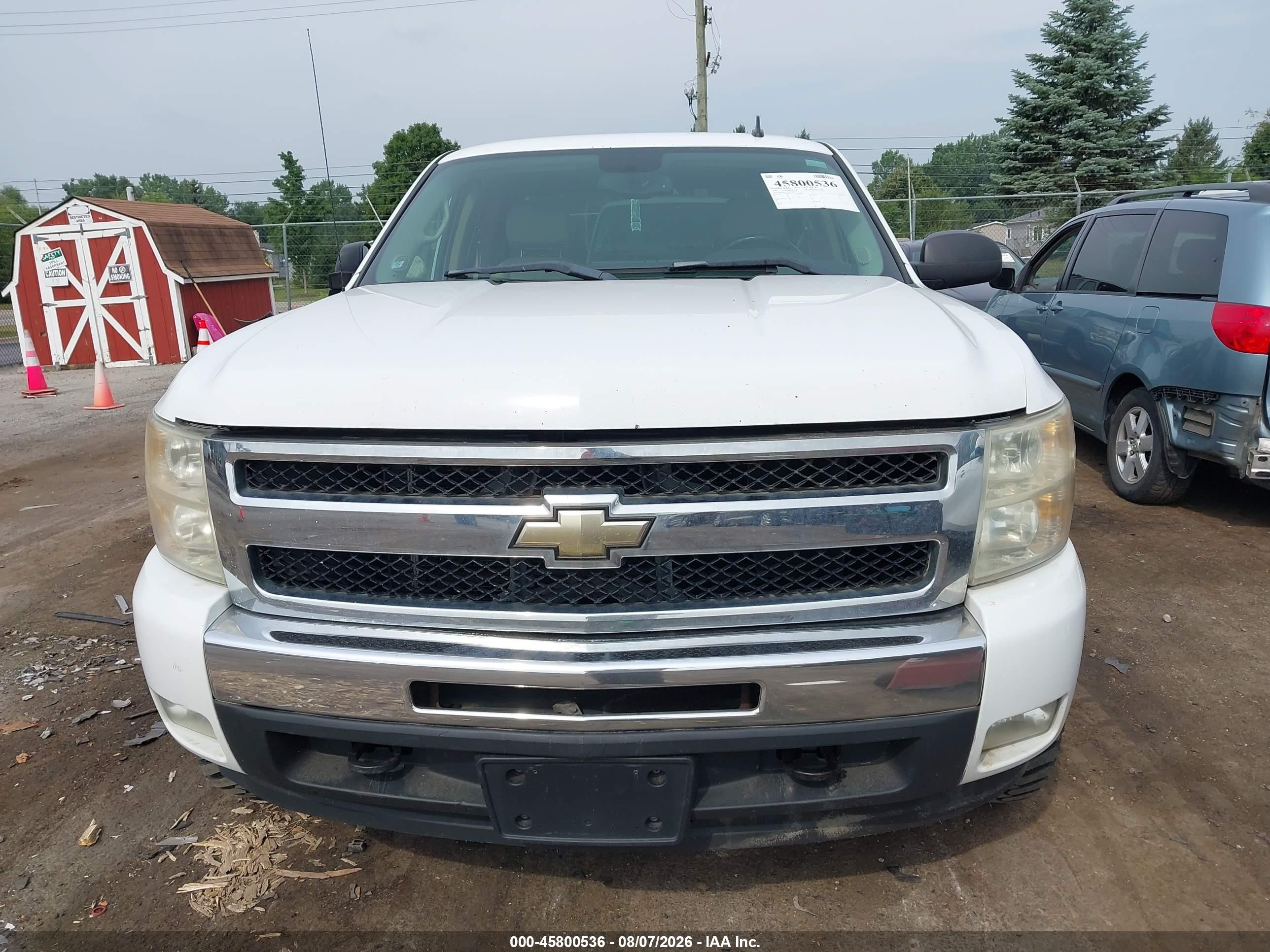2009 Chevrolet Silverado 1500 Lt White vin: 1GCEK29029Z180671