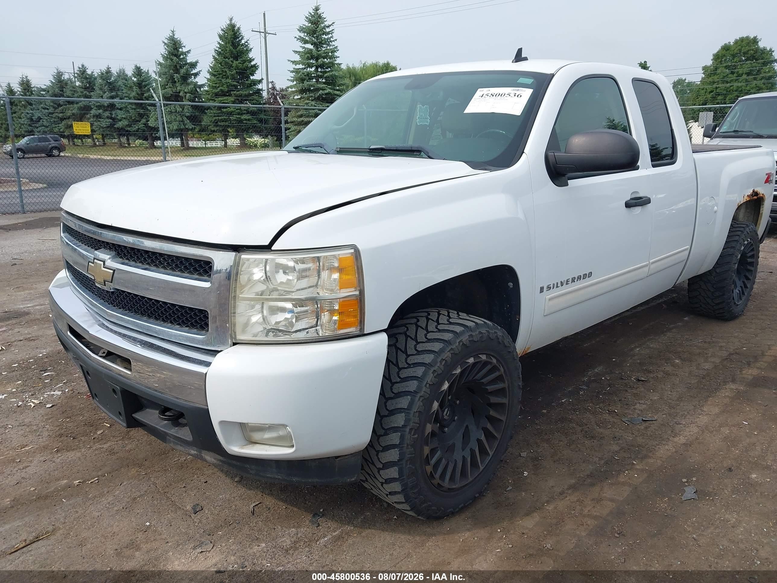 2009 Chevrolet Silverado 1500 Lt White vin: 1GCEK29029Z180671