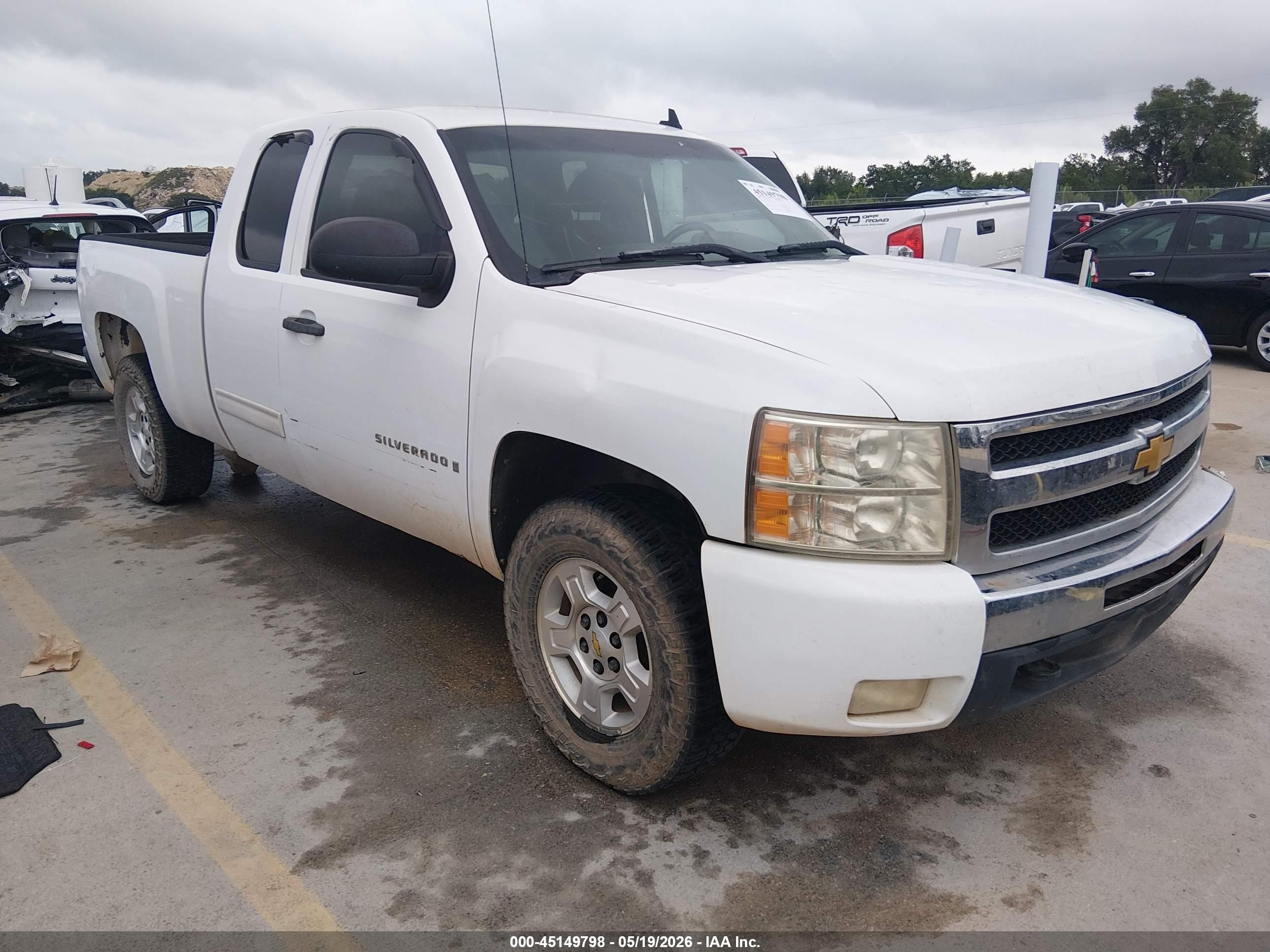 2009 Chevrolet Silverado 1500 Lt Белый vin: 1GCEK29029Z274663