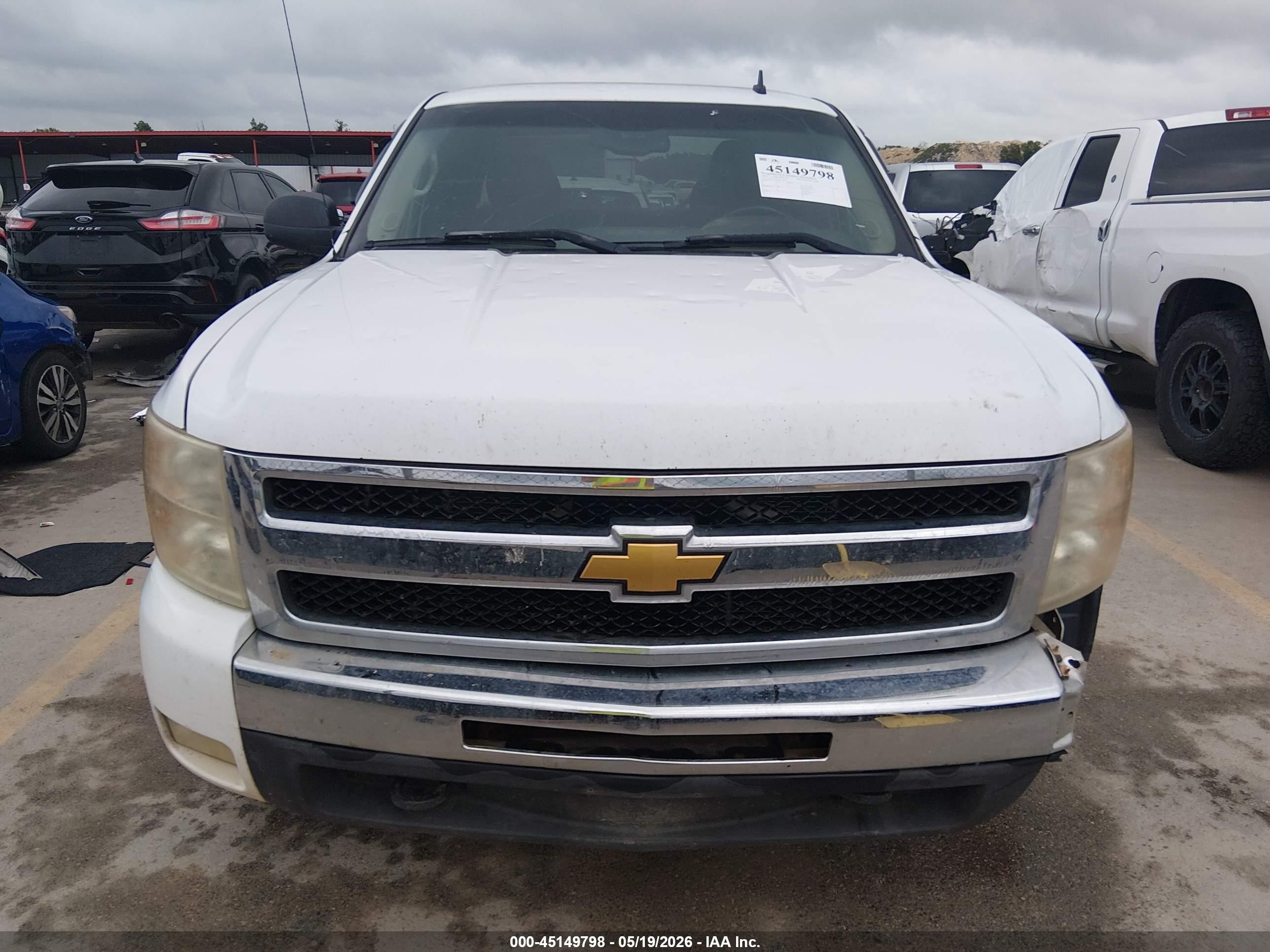 2009 Chevrolet Silverado 1500 Lt Белый vin: 1GCEK29029Z274663