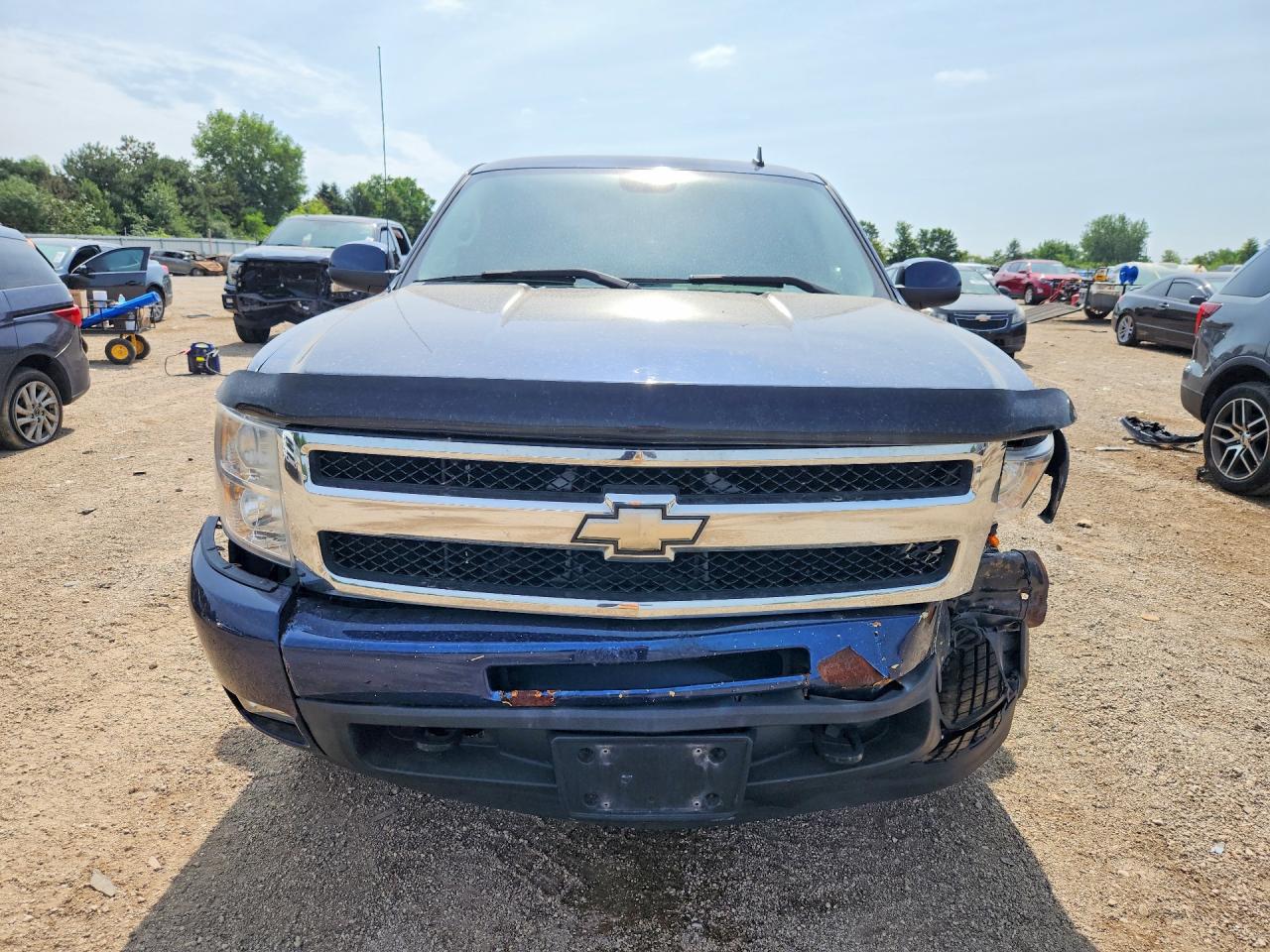 2009 Chevrolet Silverado K1500 Lt Blue vin: 1GCEK29039Z153477
