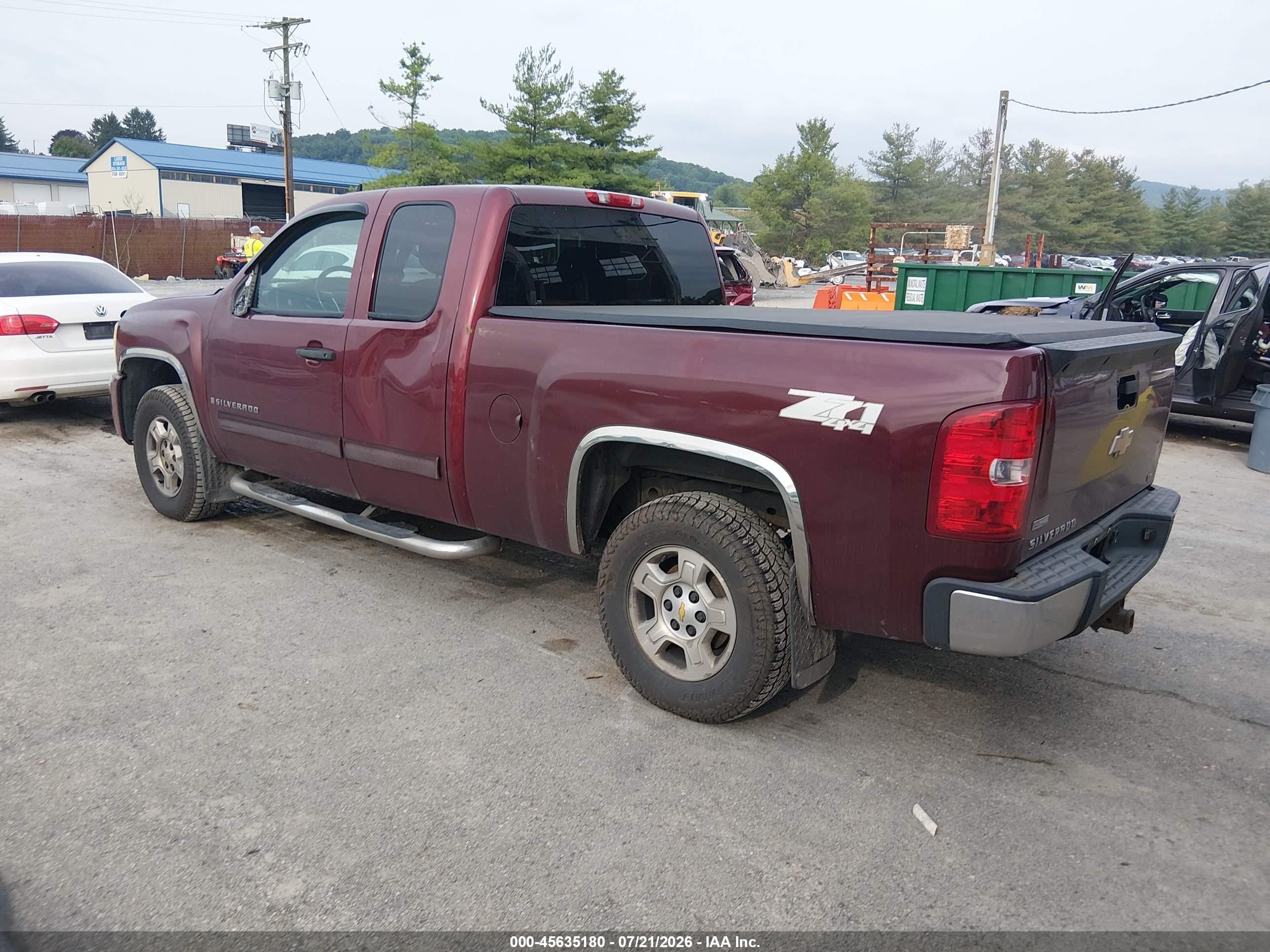 2009 Chevrolet Silverado 1500 Lt Burgundy vin: 1GCEK29039Z223026