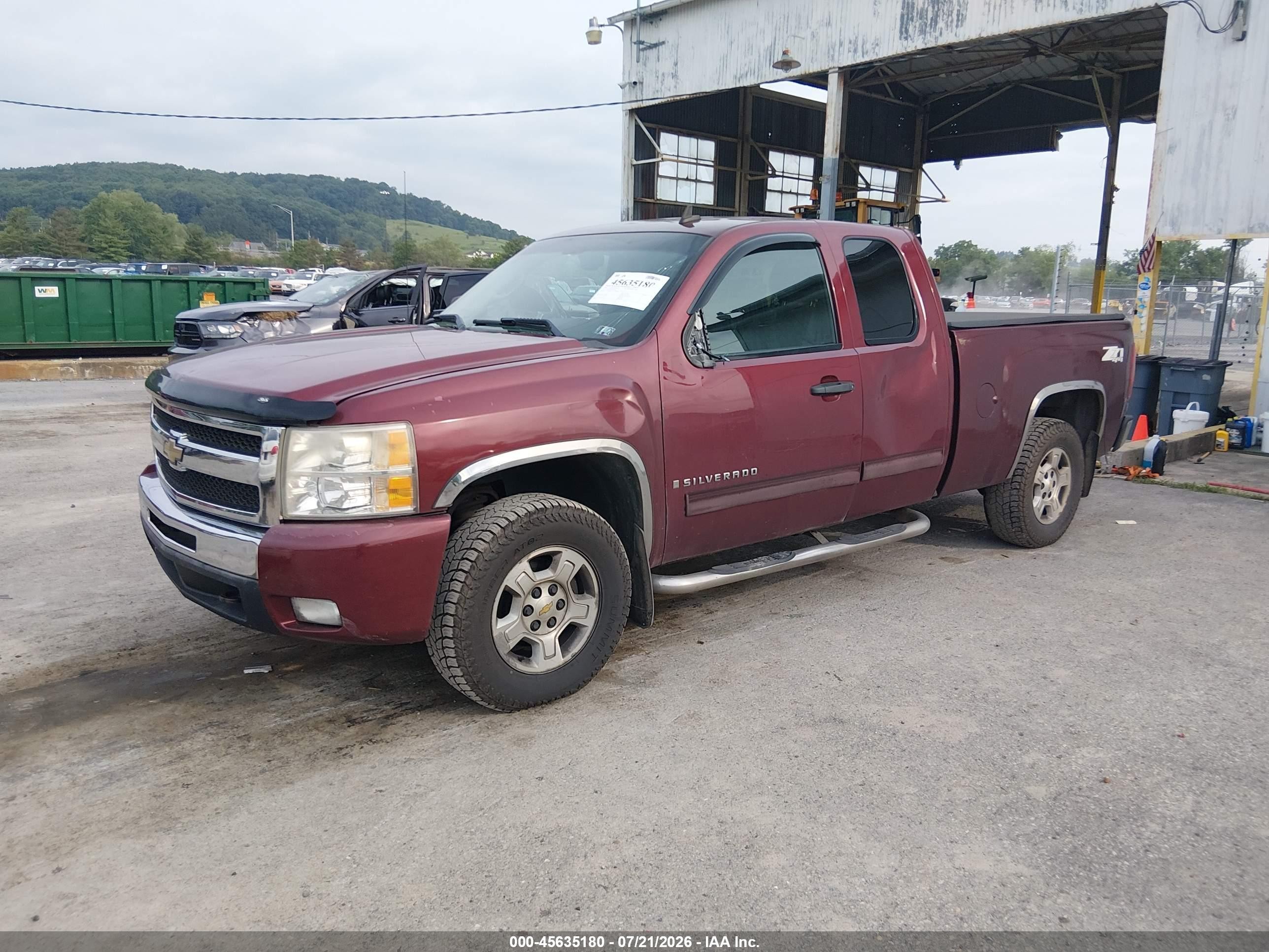 2009 Chevrolet Silverado 1500 Lt Burgundy vin: 1GCEK29039Z223026