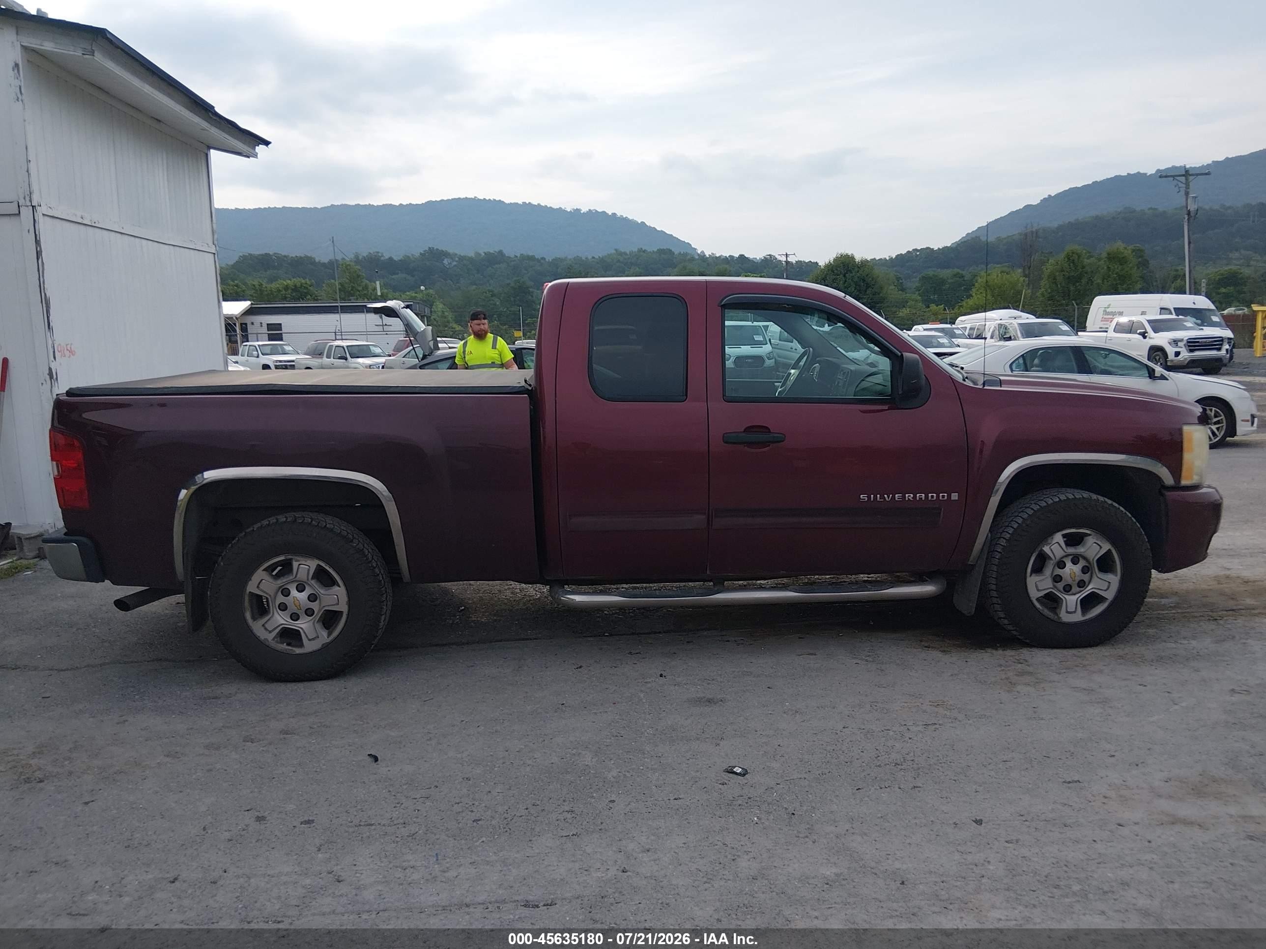 2009 Chevrolet Silverado 1500 Lt Burgundy vin: 1GCEK29039Z223026