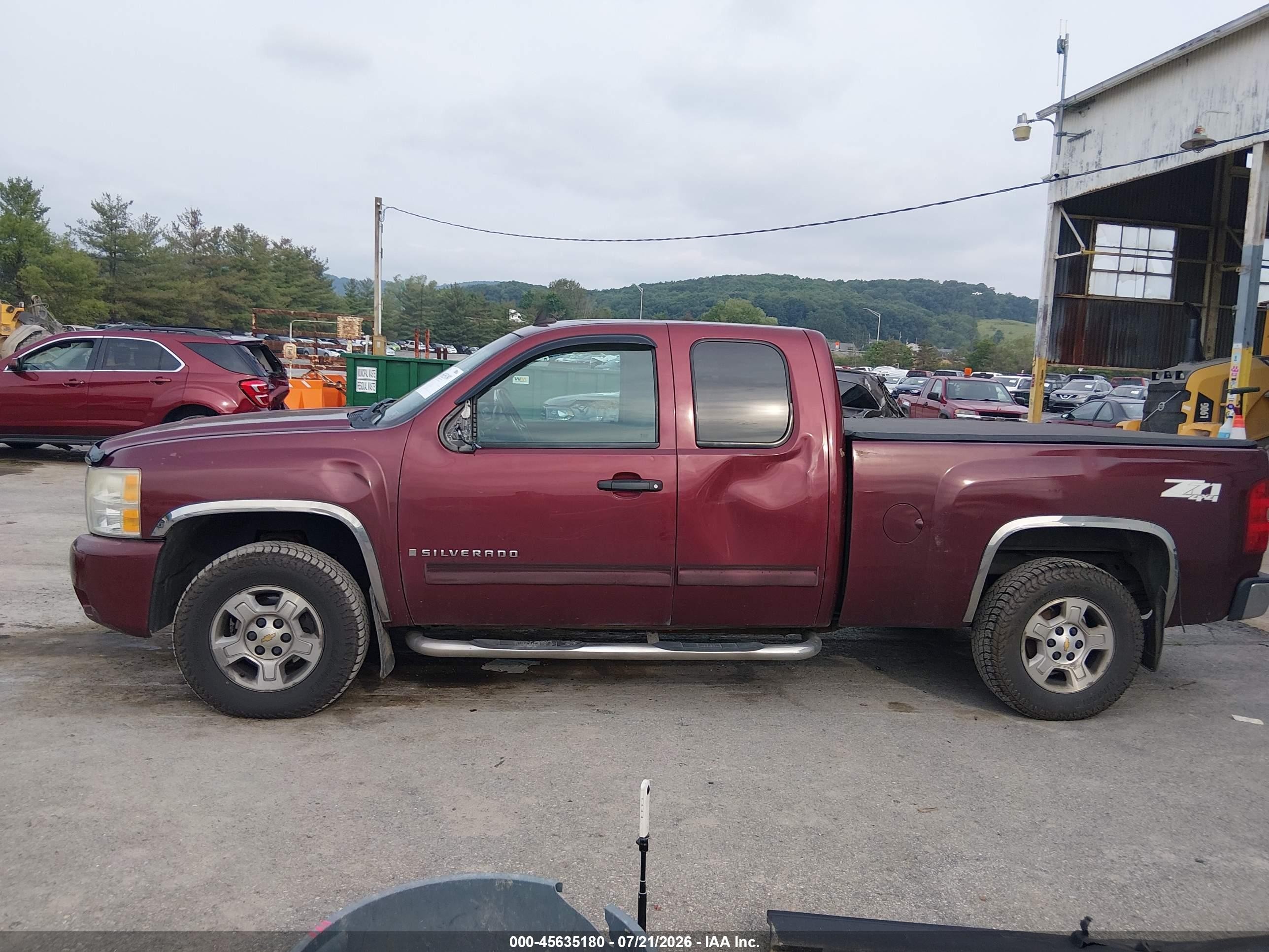 2009 Chevrolet Silverado 1500 Lt Burgundy vin: 1GCEK29039Z223026