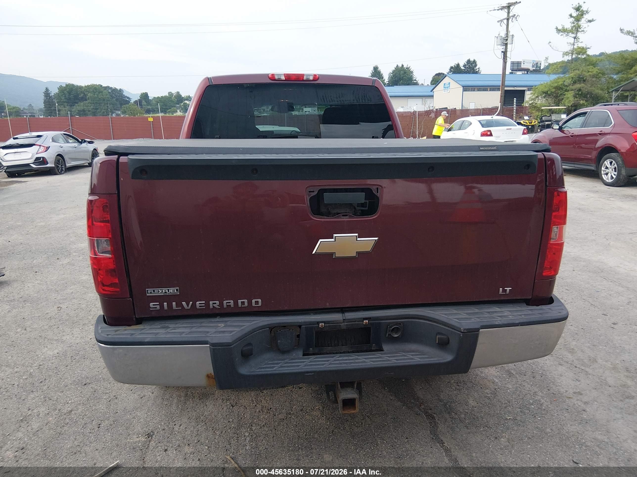 2009 Chevrolet Silverado 1500 Lt Burgundy vin: 1GCEK29039Z223026