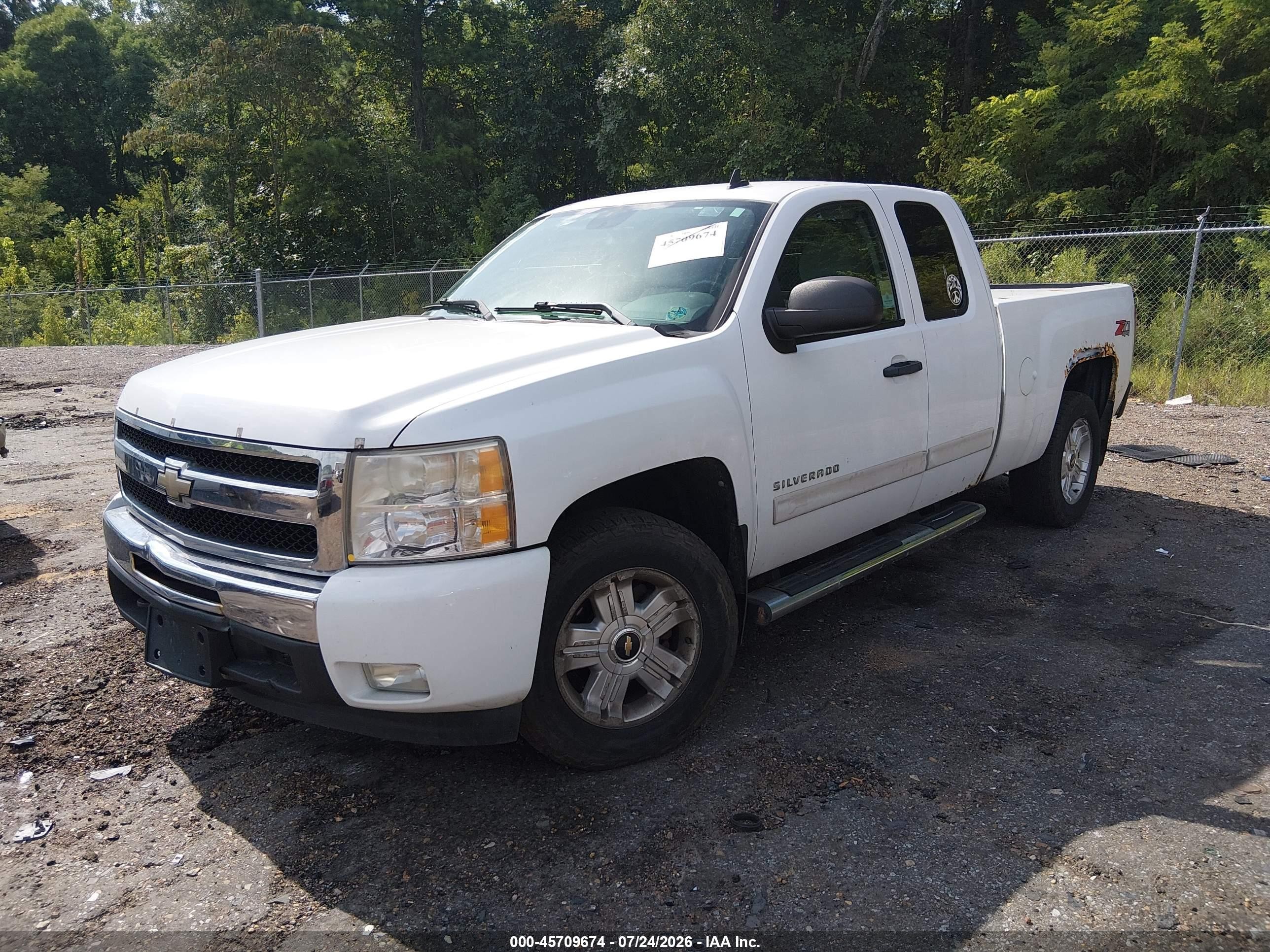 2009 Chevrolet Silverado 1500 Lt White vin: 1GCEK29039Z298342