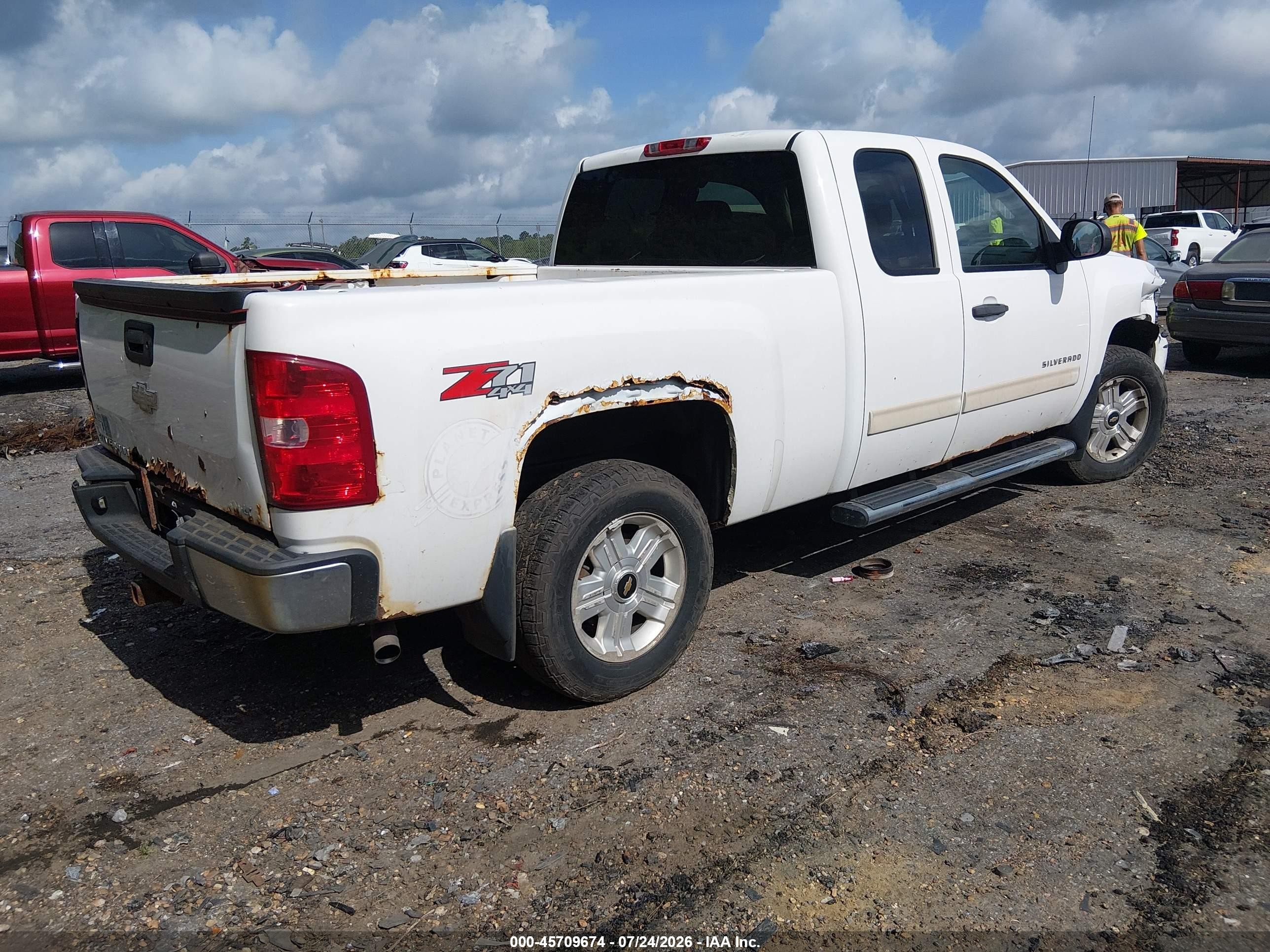 2009 Chevrolet Silverado 1500 Lt White vin: 1GCEK29039Z298342