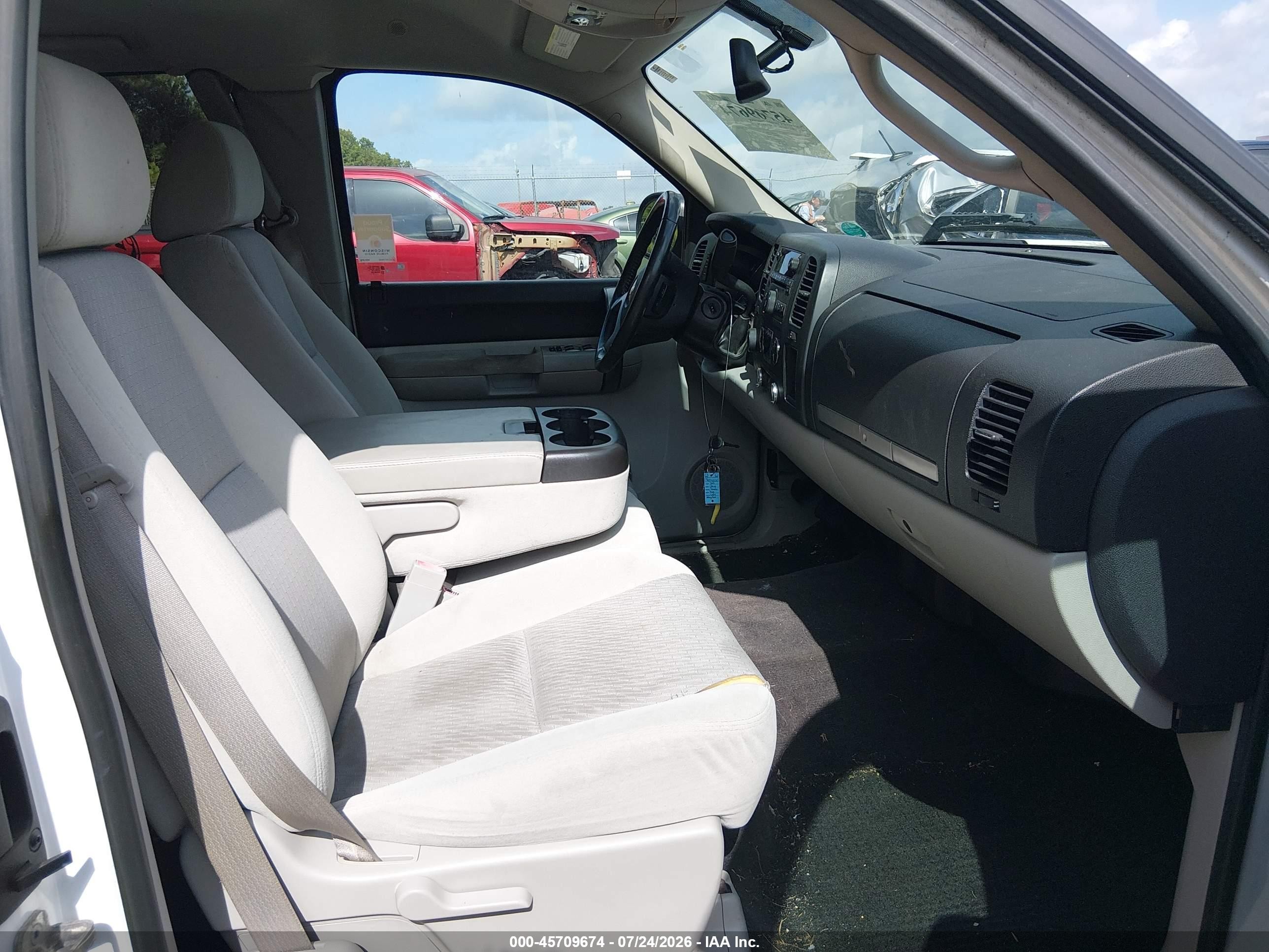 2009 Chevrolet Silverado 1500 Lt White vin: 1GCEK29039Z298342