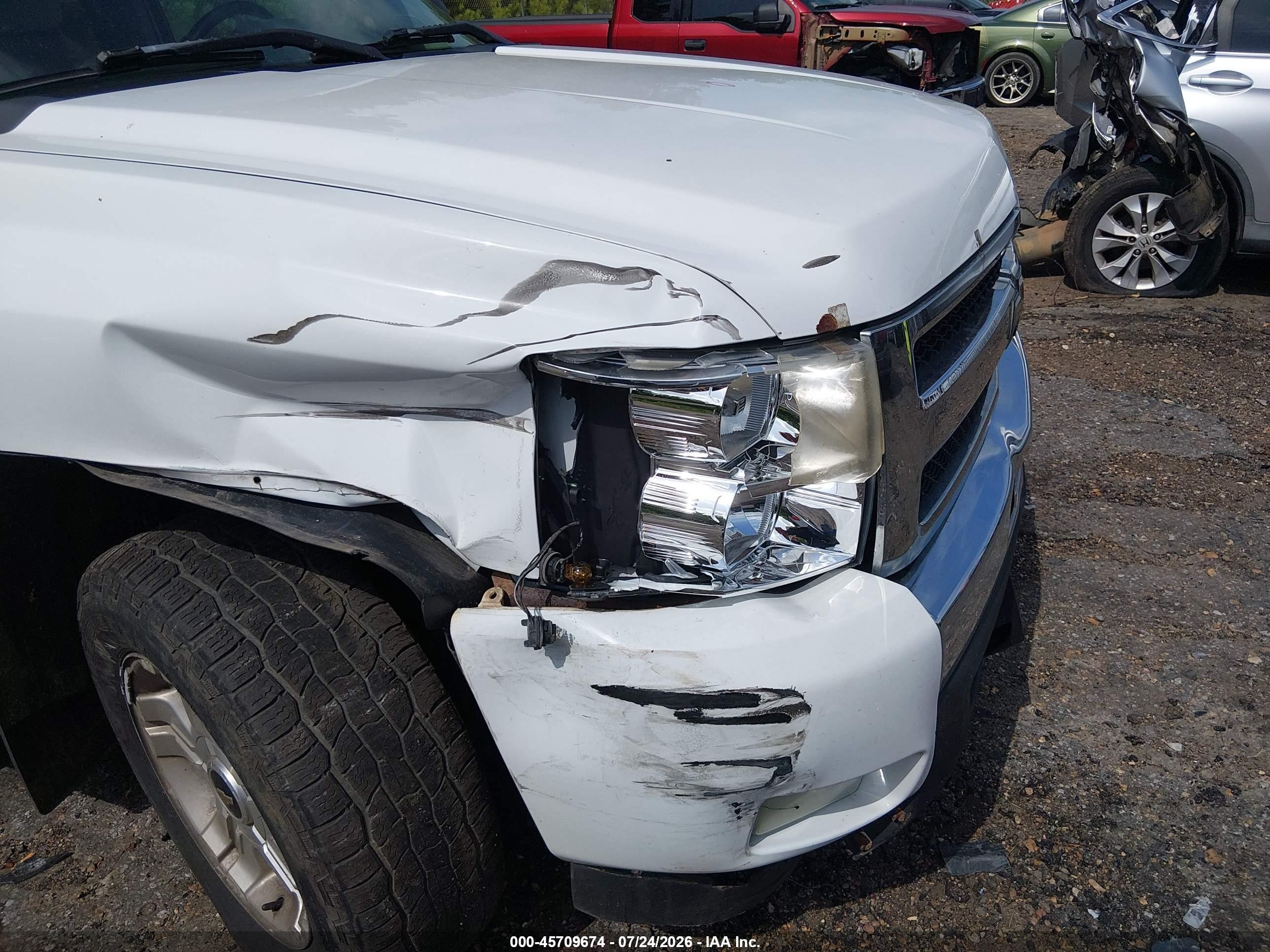 2009 Chevrolet Silverado 1500 Lt White vin: 1GCEK29039Z298342