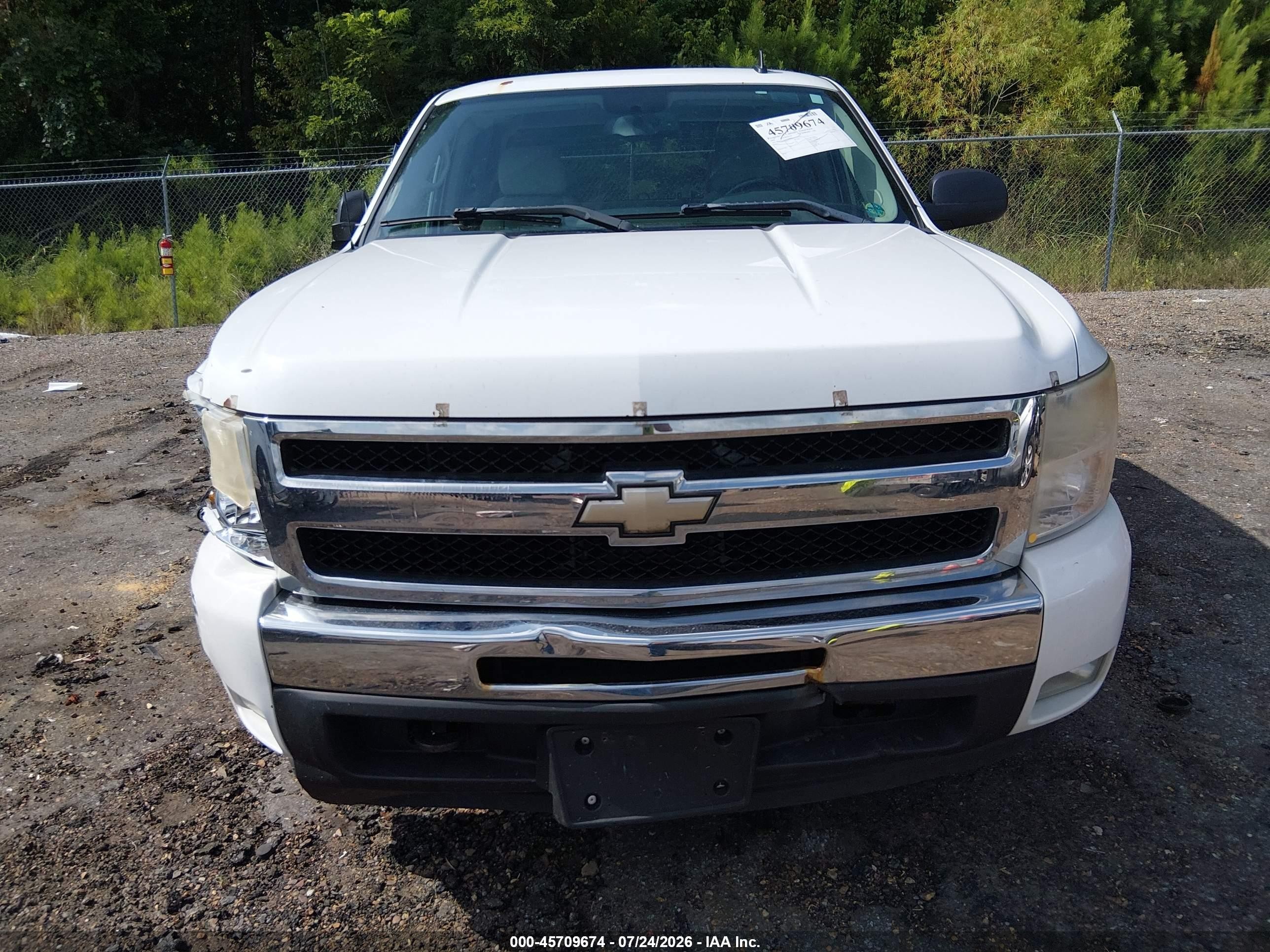 2009 Chevrolet Silverado 1500 Lt White vin: 1GCEK29039Z298342