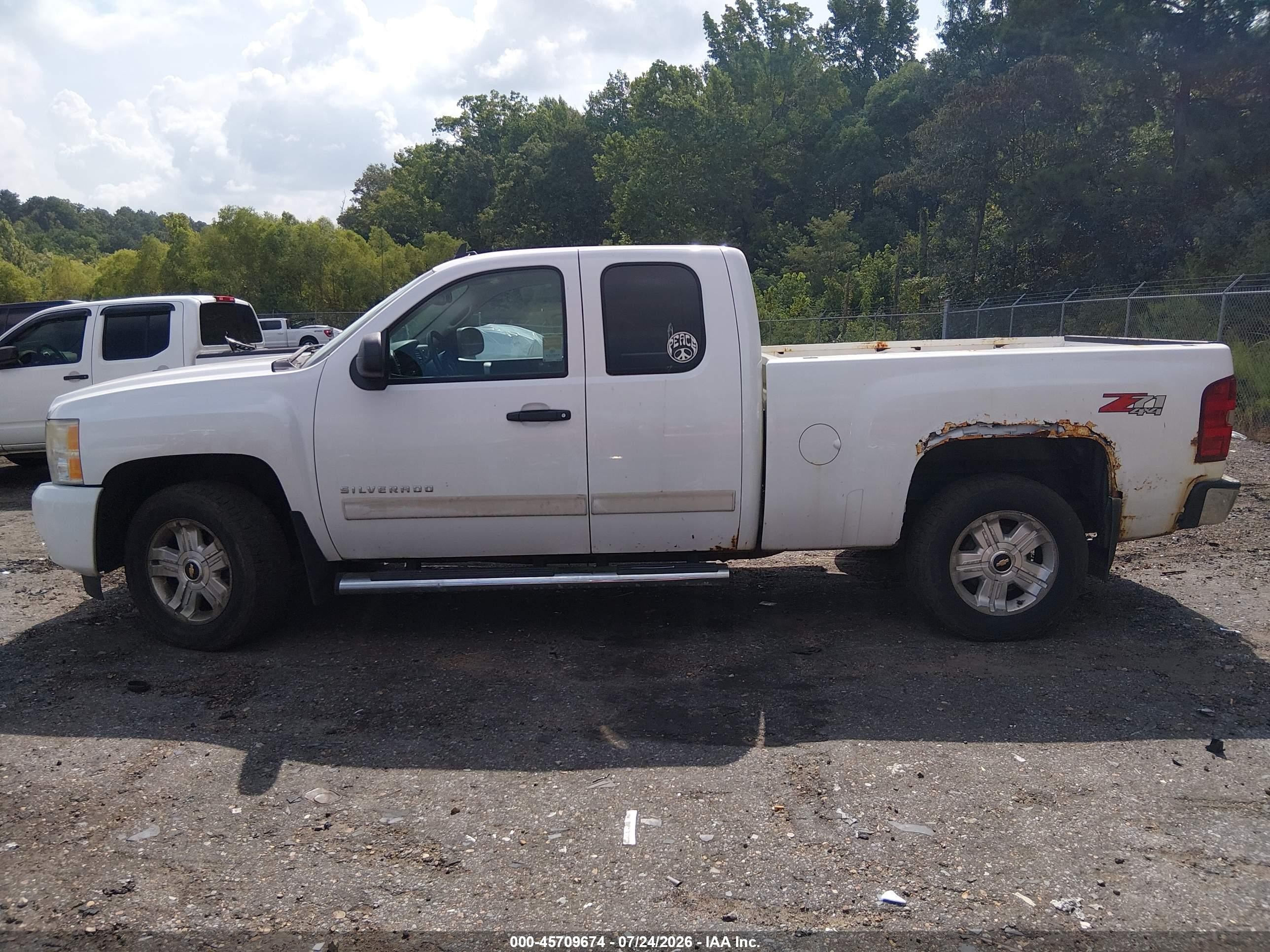 2009 Chevrolet Silverado 1500 Lt White vin: 1GCEK29039Z298342