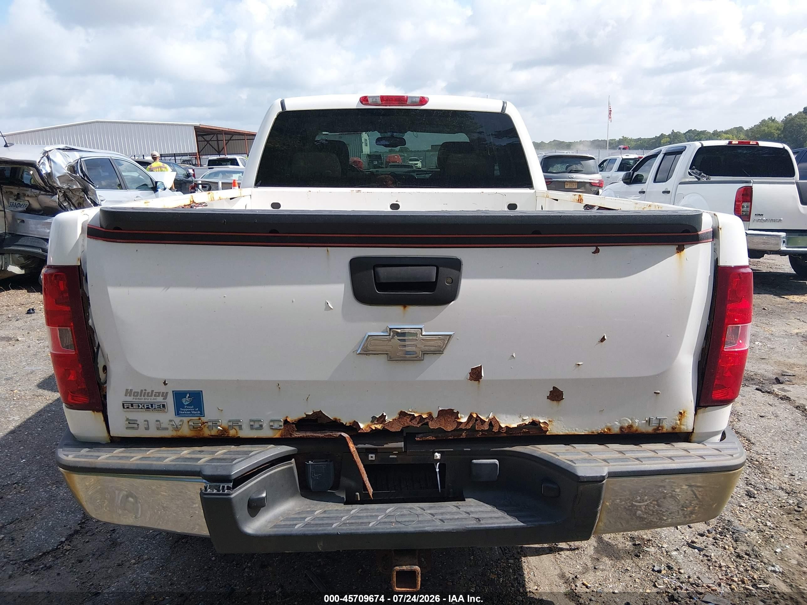 2009 Chevrolet Silverado 1500 Lt White vin: 1GCEK29039Z298342