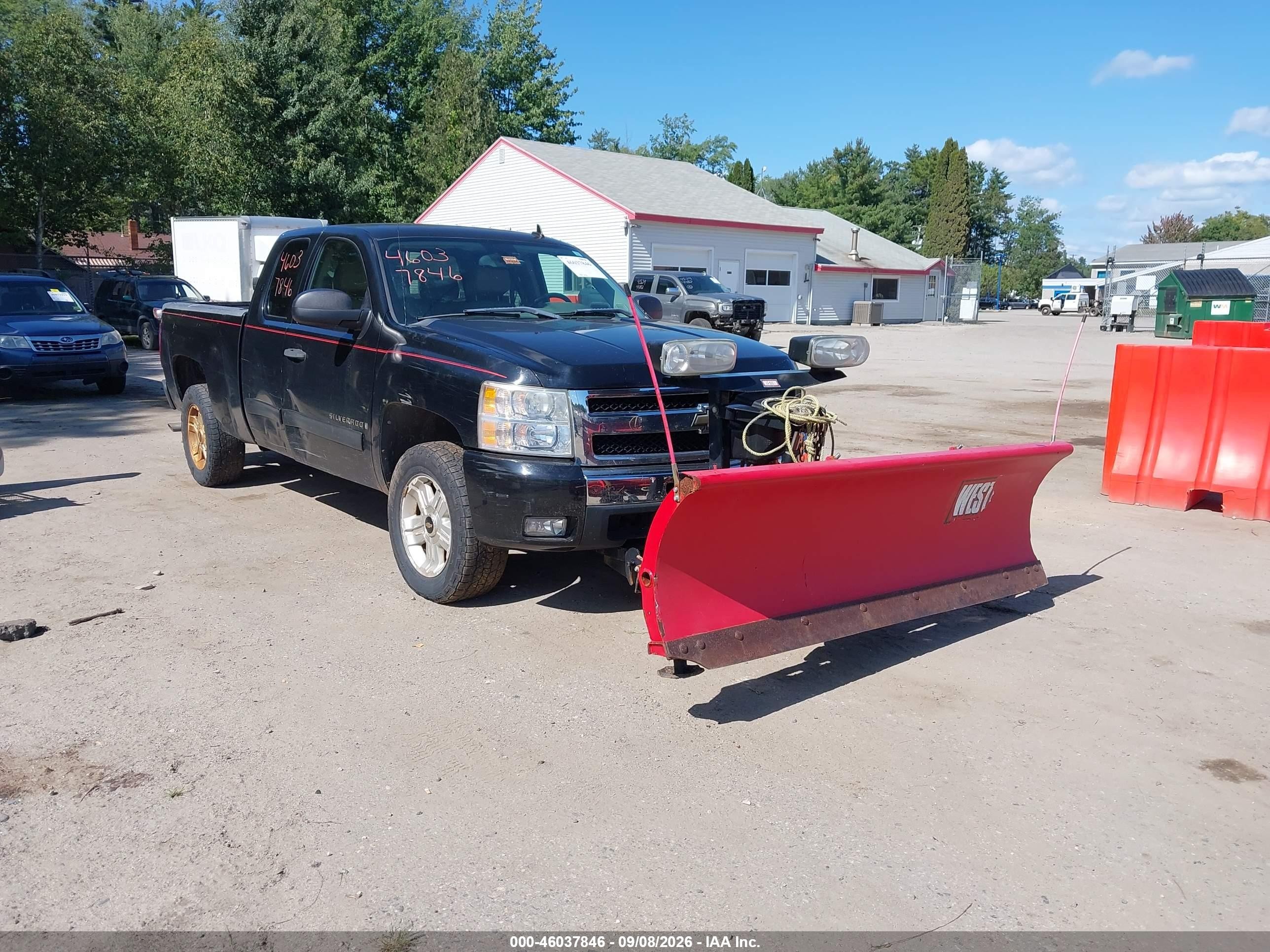 2009 Chevrolet Silverado 1500 Lt Black vin: 1GCEK29049Z184155