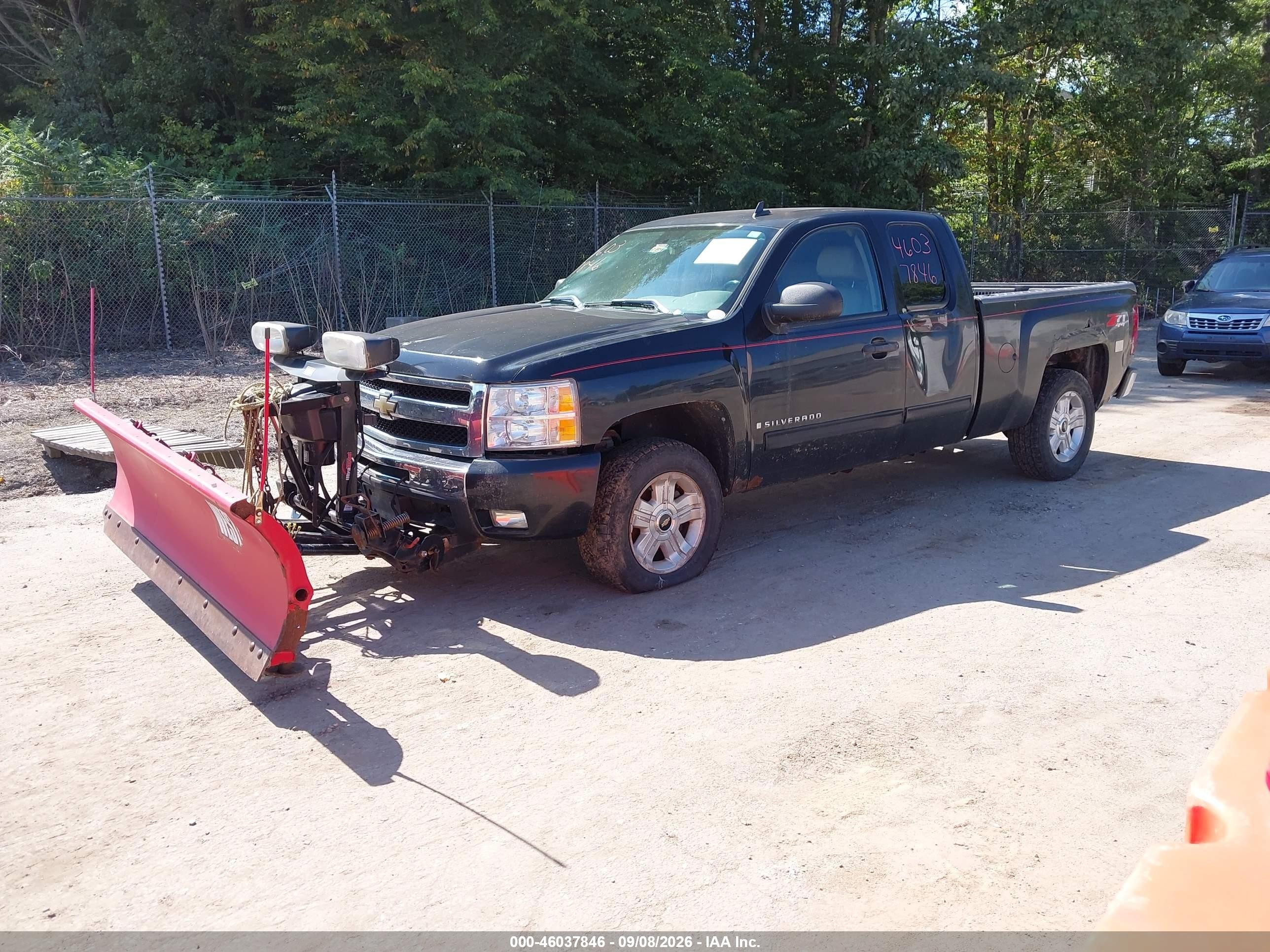 2009 Chevrolet Silverado 1500 Lt Black vin: 1GCEK29049Z184155