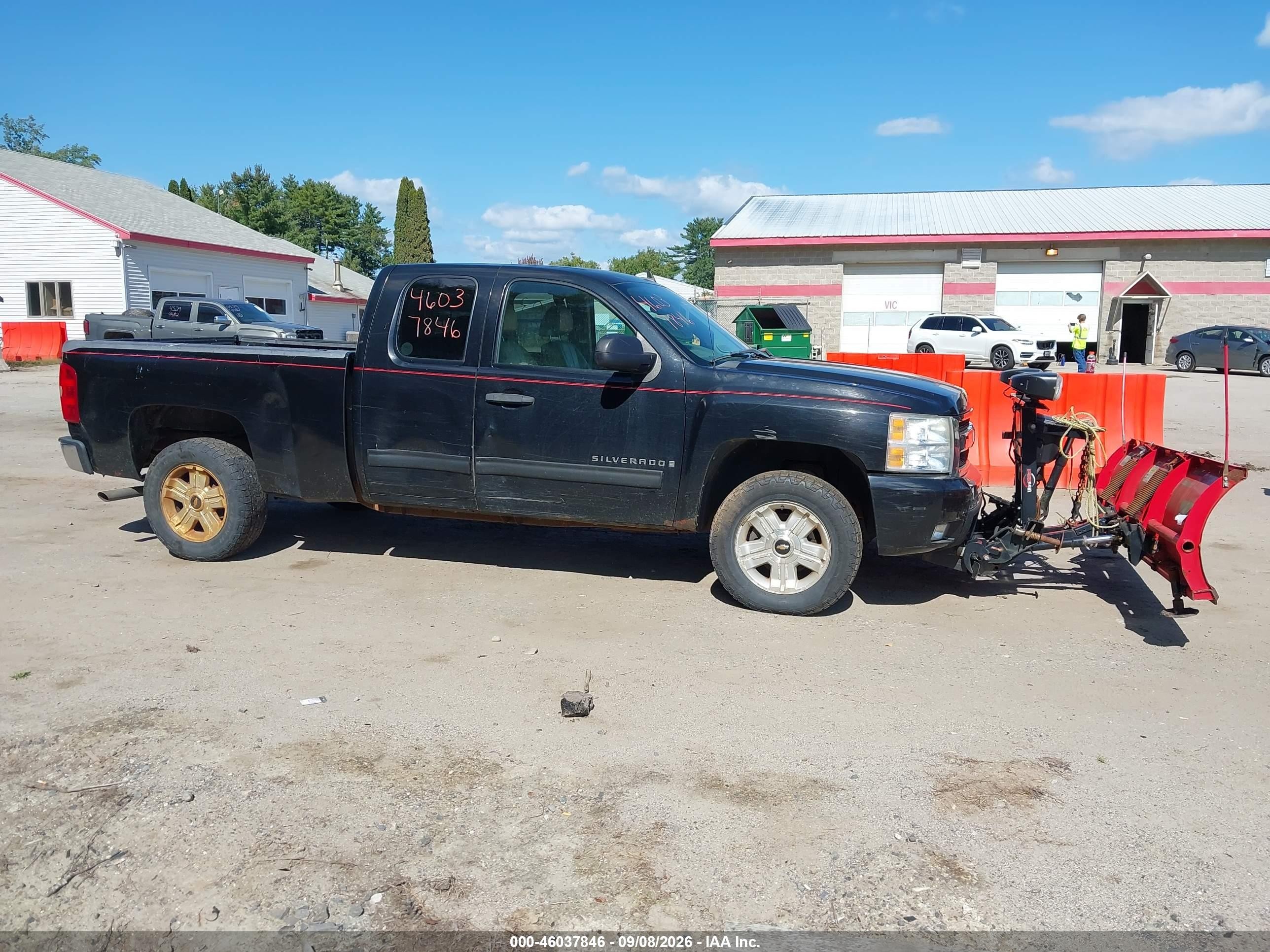 2009 Chevrolet Silverado 1500 Lt Black vin: 1GCEK29049Z184155