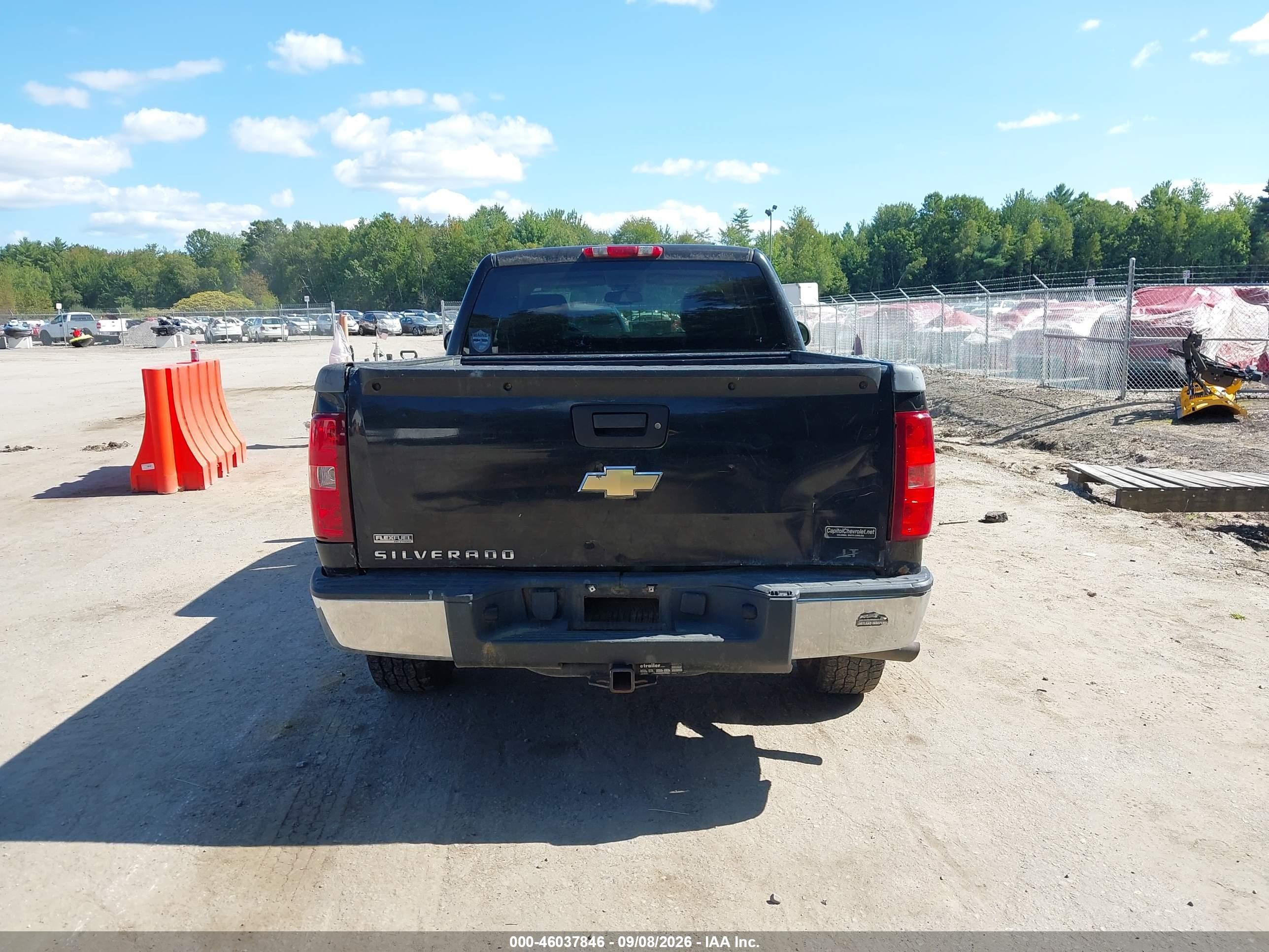 2009 Chevrolet Silverado 1500 Lt Black vin: 1GCEK29049Z184155