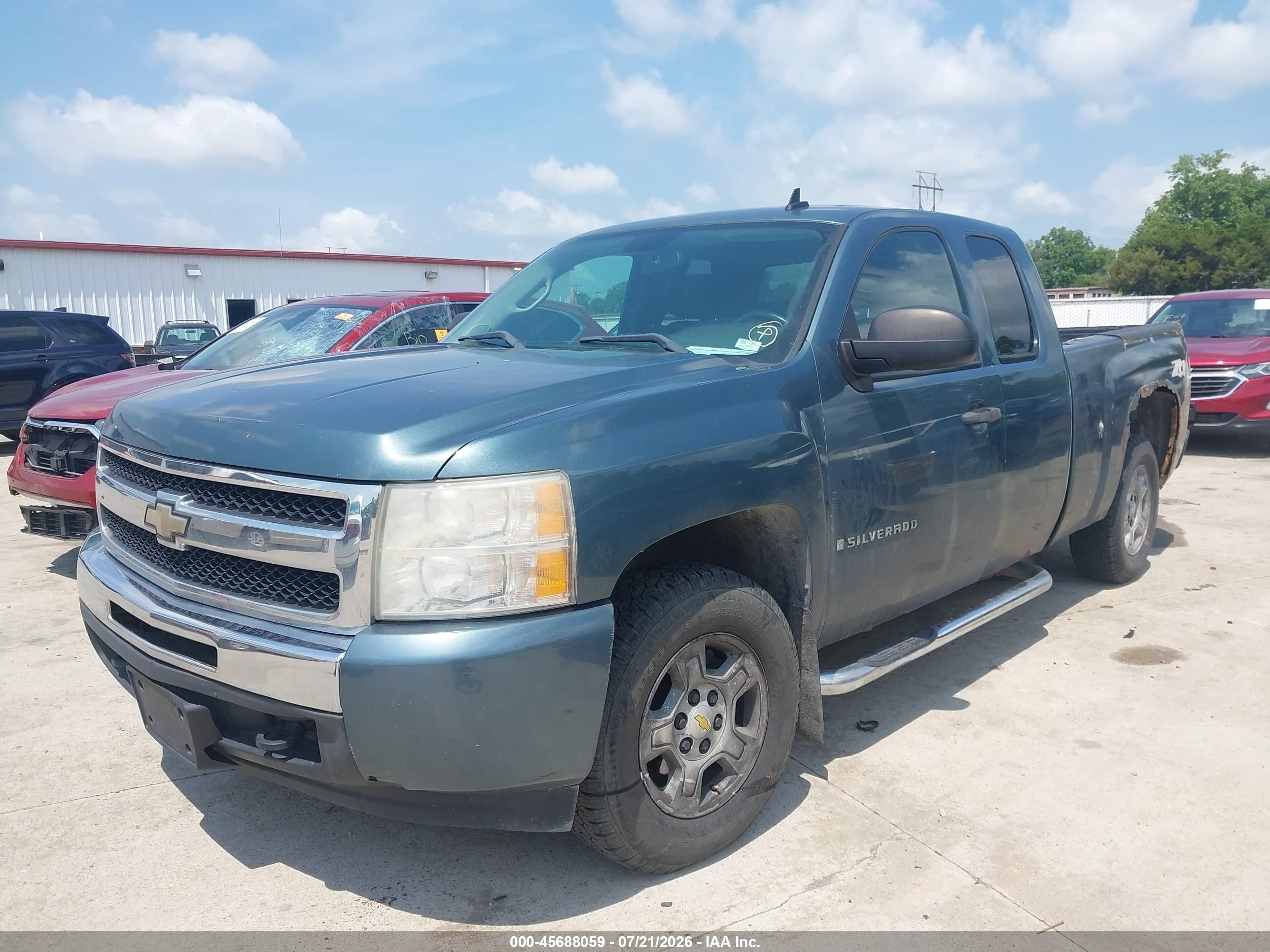 2009 Chevrolet Silverado 1500 Lt Blue vin: 1GCEK29049Z227571