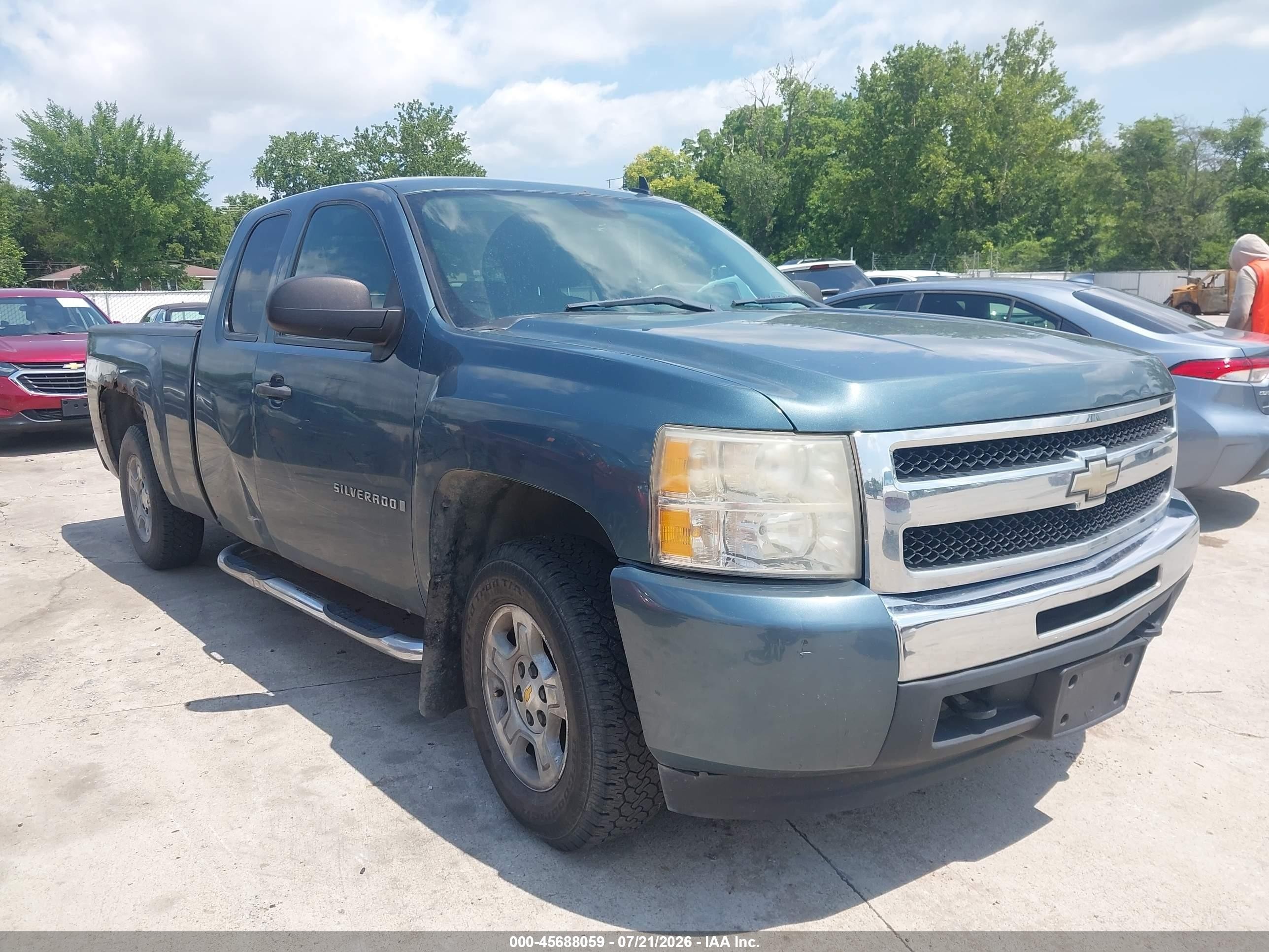 2009 Chevrolet Silverado 1500 Lt Blue vin: 1GCEK29049Z227571