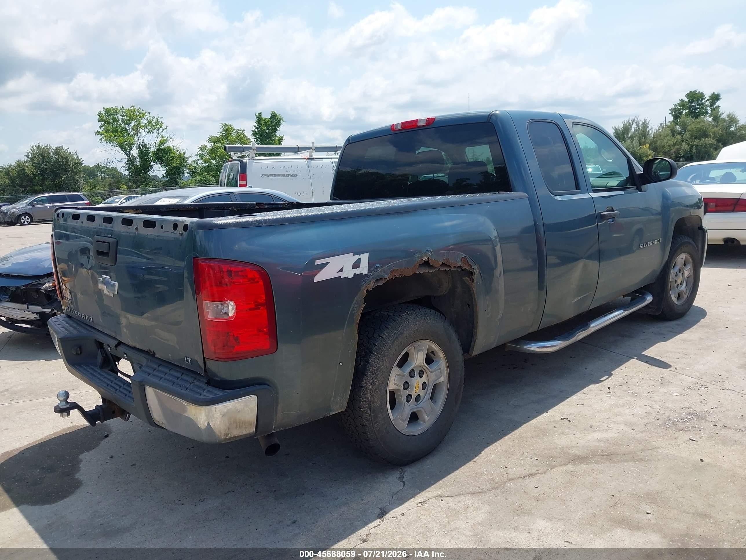 2009 Chevrolet Silverado 1500 Lt Blue vin: 1GCEK29049Z227571