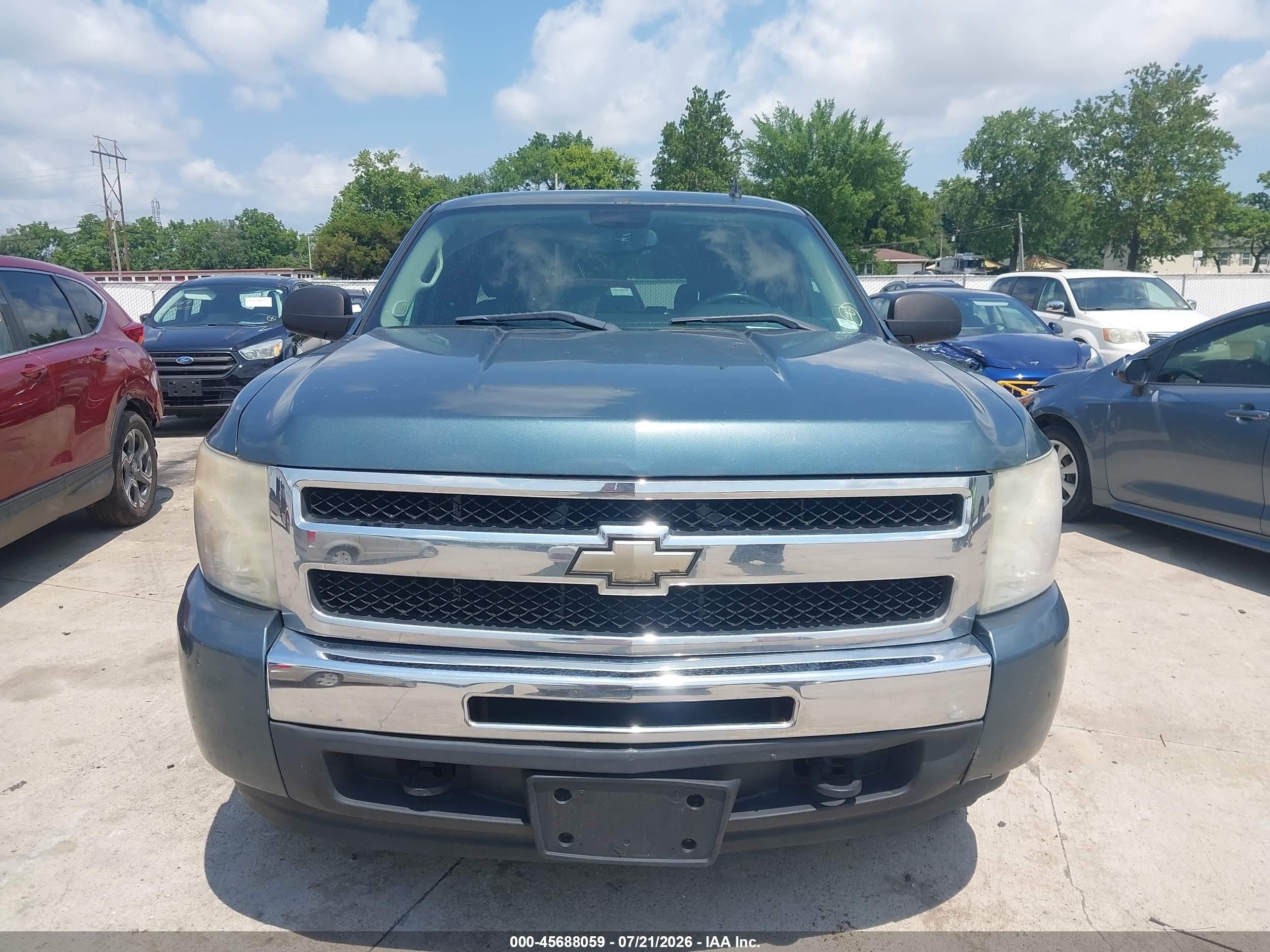 2009 Chevrolet Silverado 1500 Lt Blue vin: 1GCEK29049Z227571