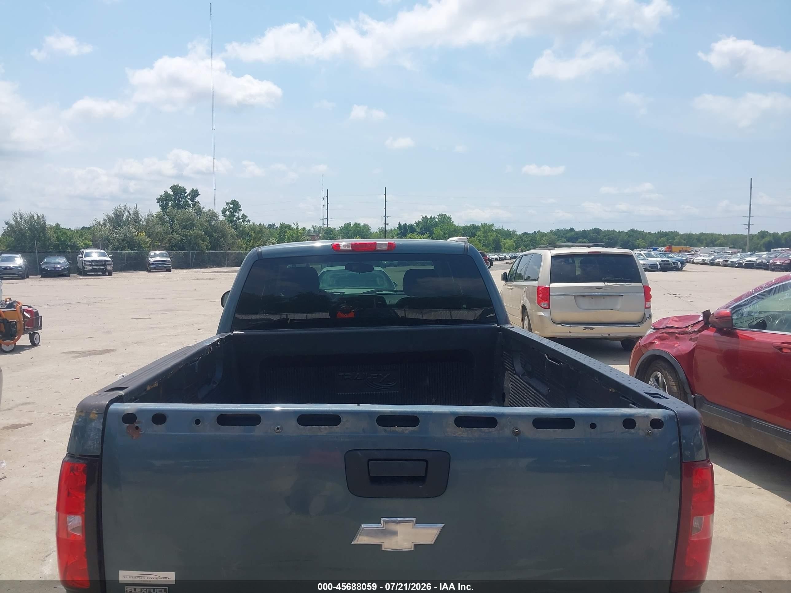 2009 Chevrolet Silverado 1500 Lt Blue vin: 1GCEK29049Z227571