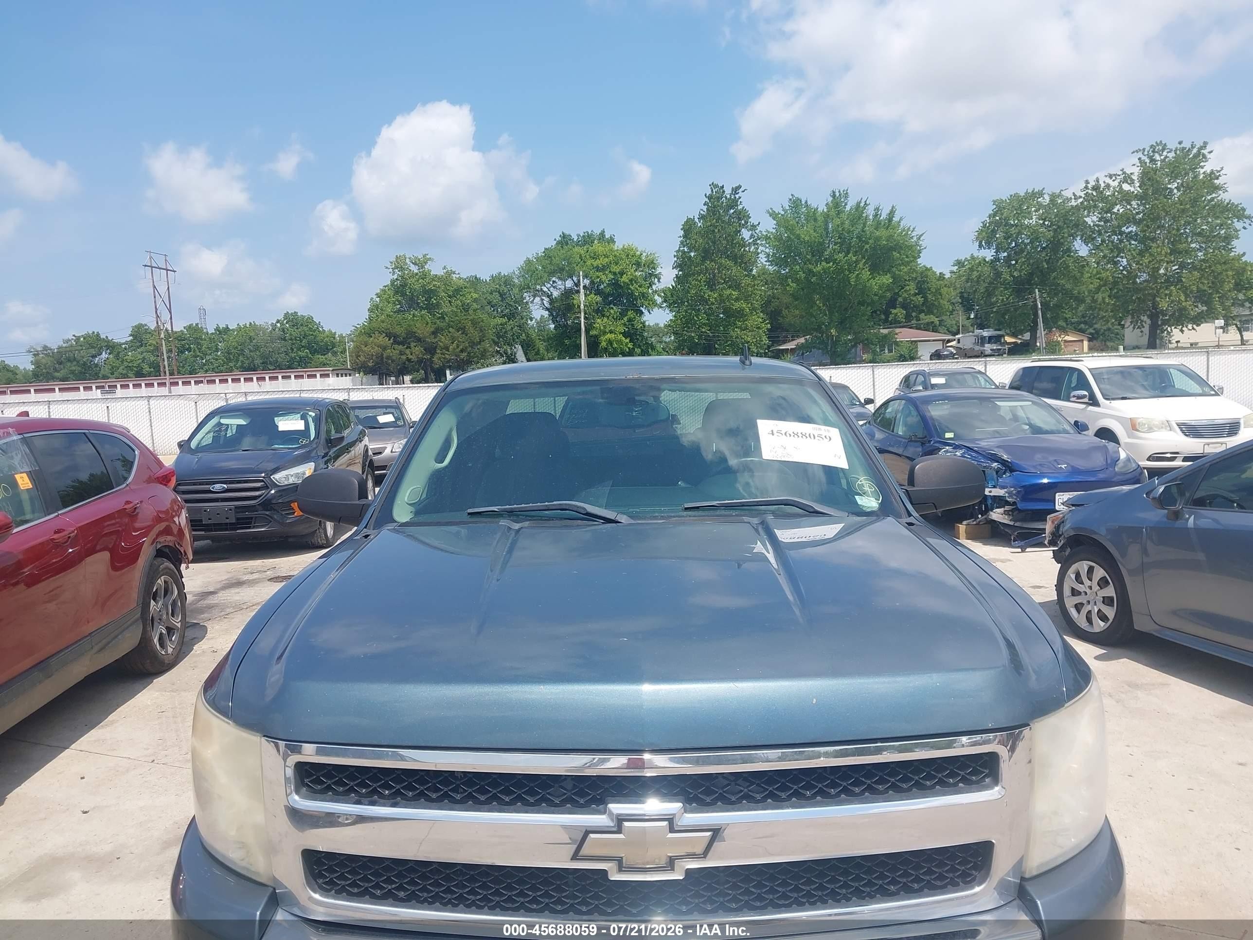 2009 Chevrolet Silverado 1500 Lt Blue vin: 1GCEK29049Z227571