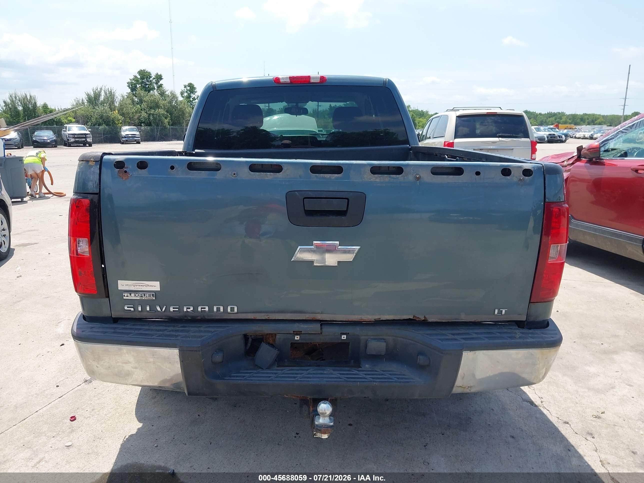 2009 Chevrolet Silverado 1500 Lt Blue vin: 1GCEK29049Z227571