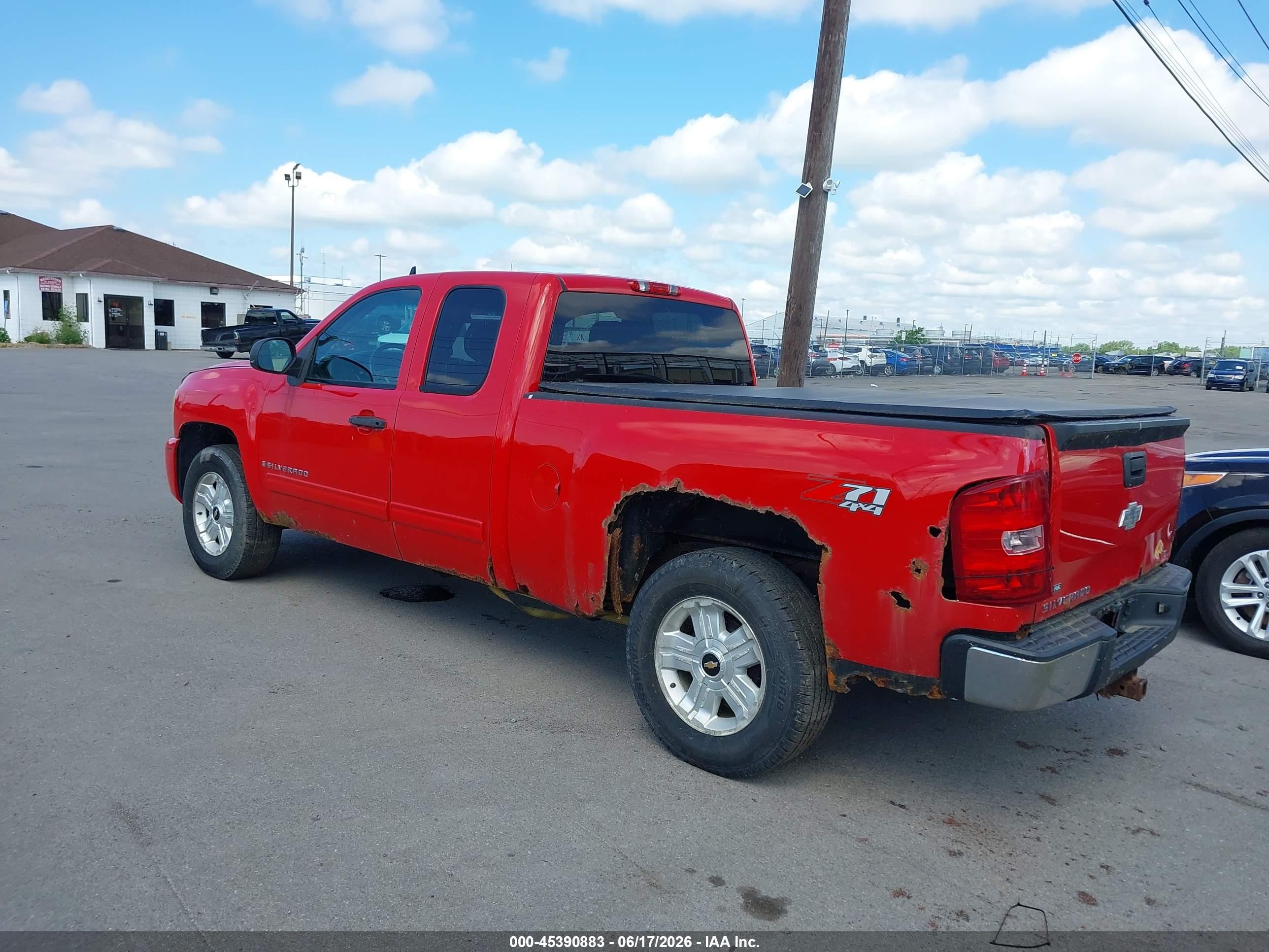 2009 Chevrolet Silverado 1500 Lt Red vin: 1GCEK29049Z272770