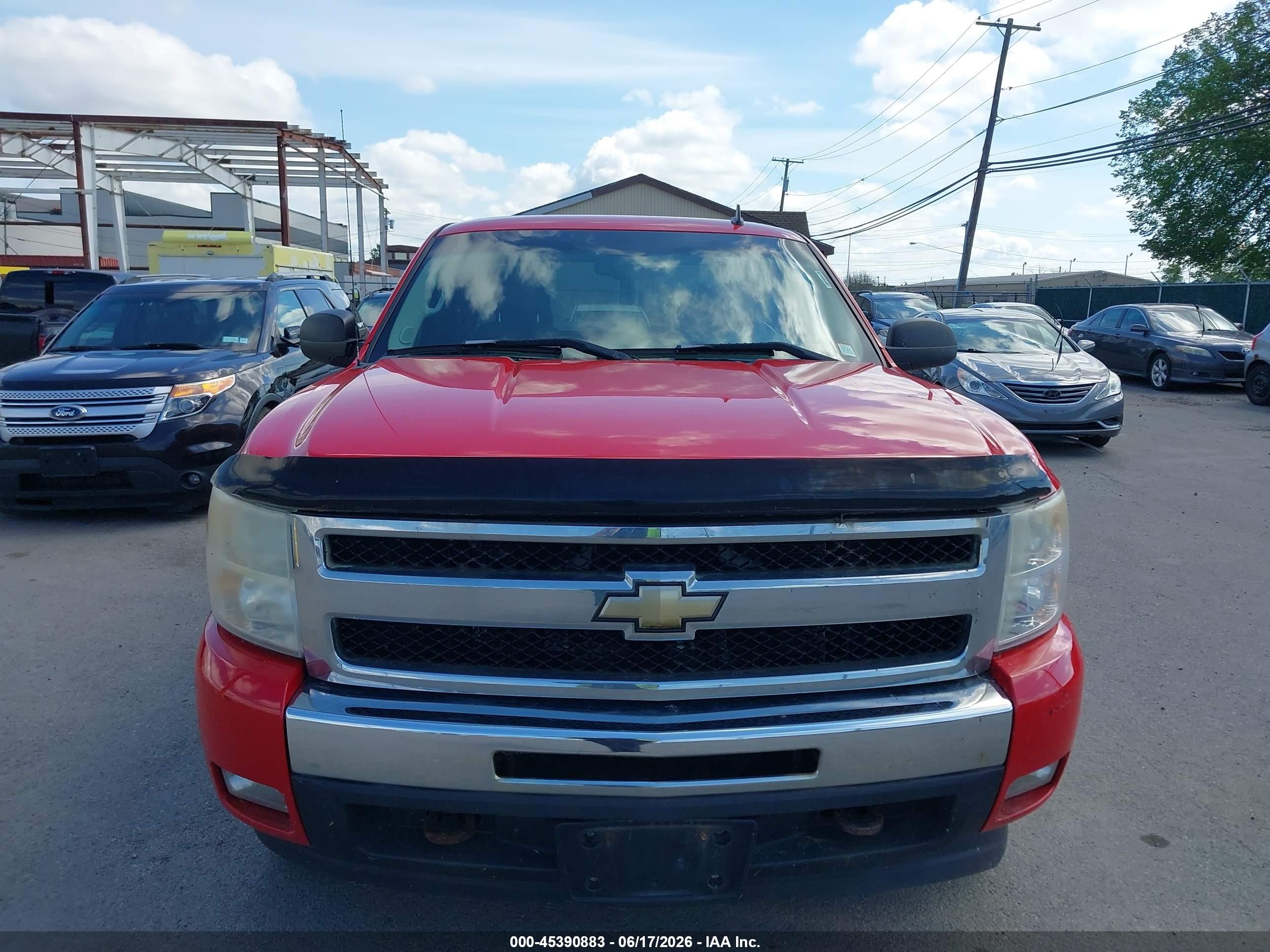 2009 Chevrolet Silverado 1500 Lt Red vin: 1GCEK29049Z272770