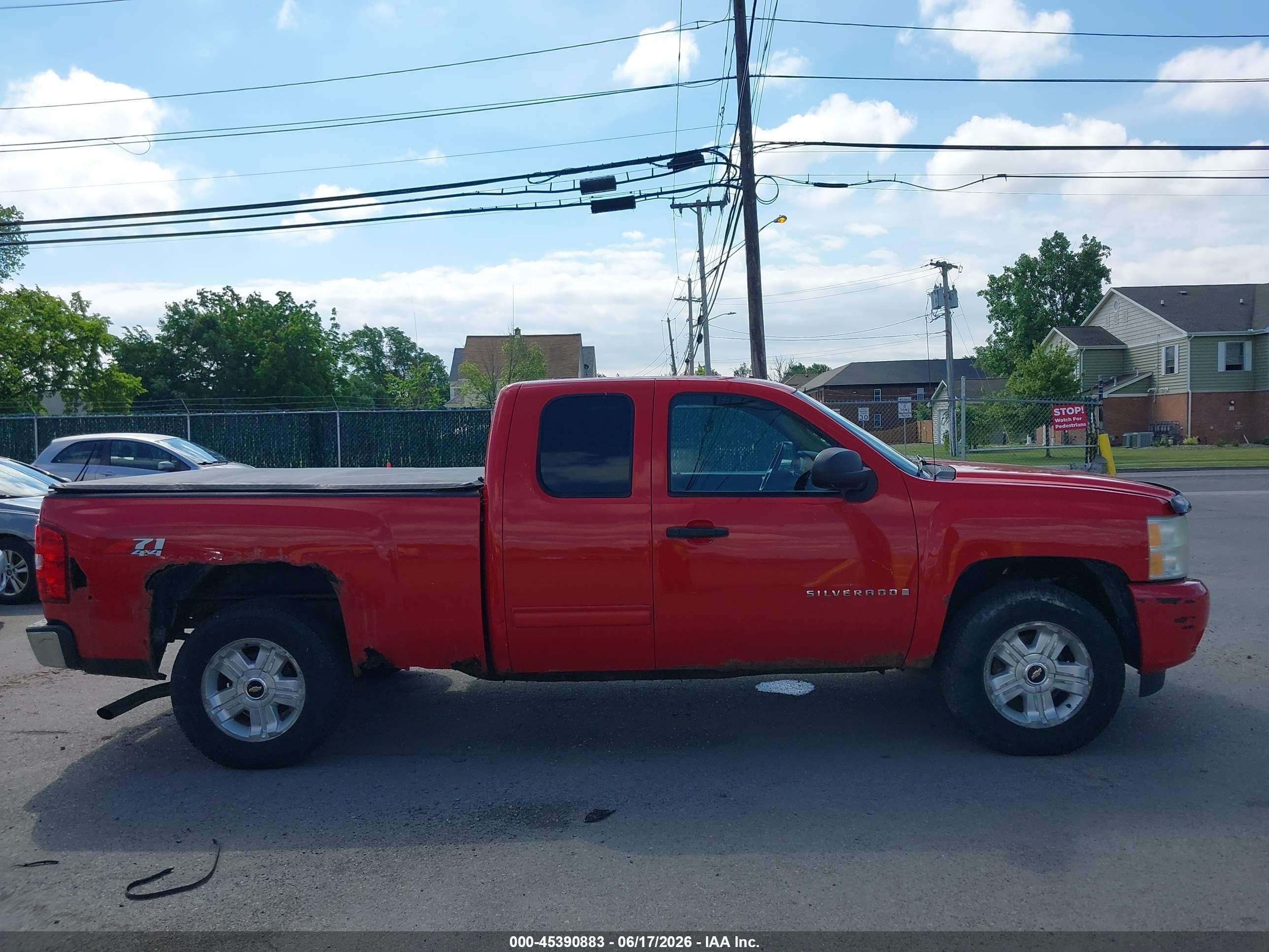 2009 Chevrolet Silverado 1500 Lt Red vin: 1GCEK29049Z272770