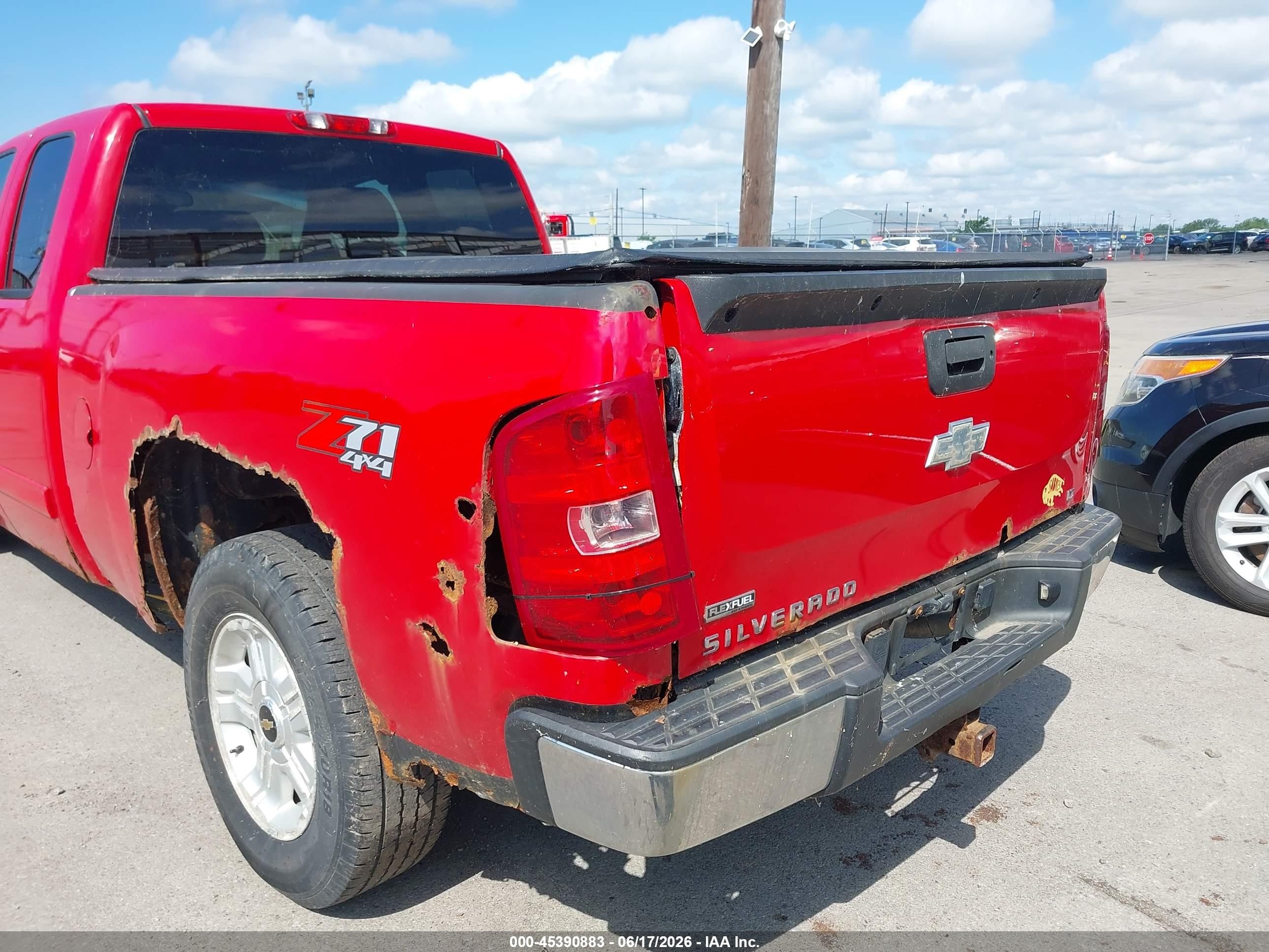 2009 Chevrolet Silverado 1500 Lt Red vin: 1GCEK29049Z272770
