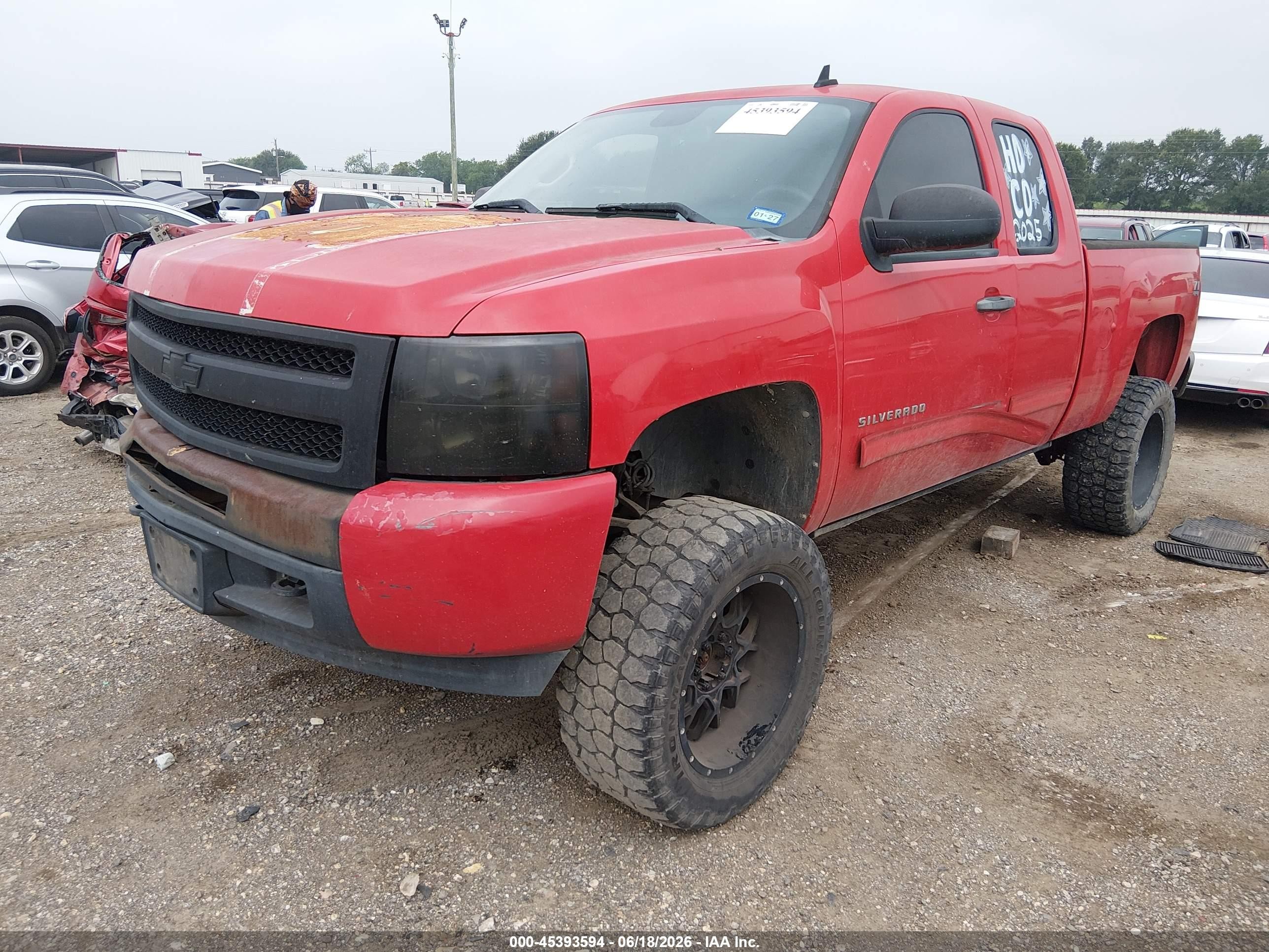 2009 Chevrolet Silverado 1500 Lt Red vin: 1GCEK29049Z296650