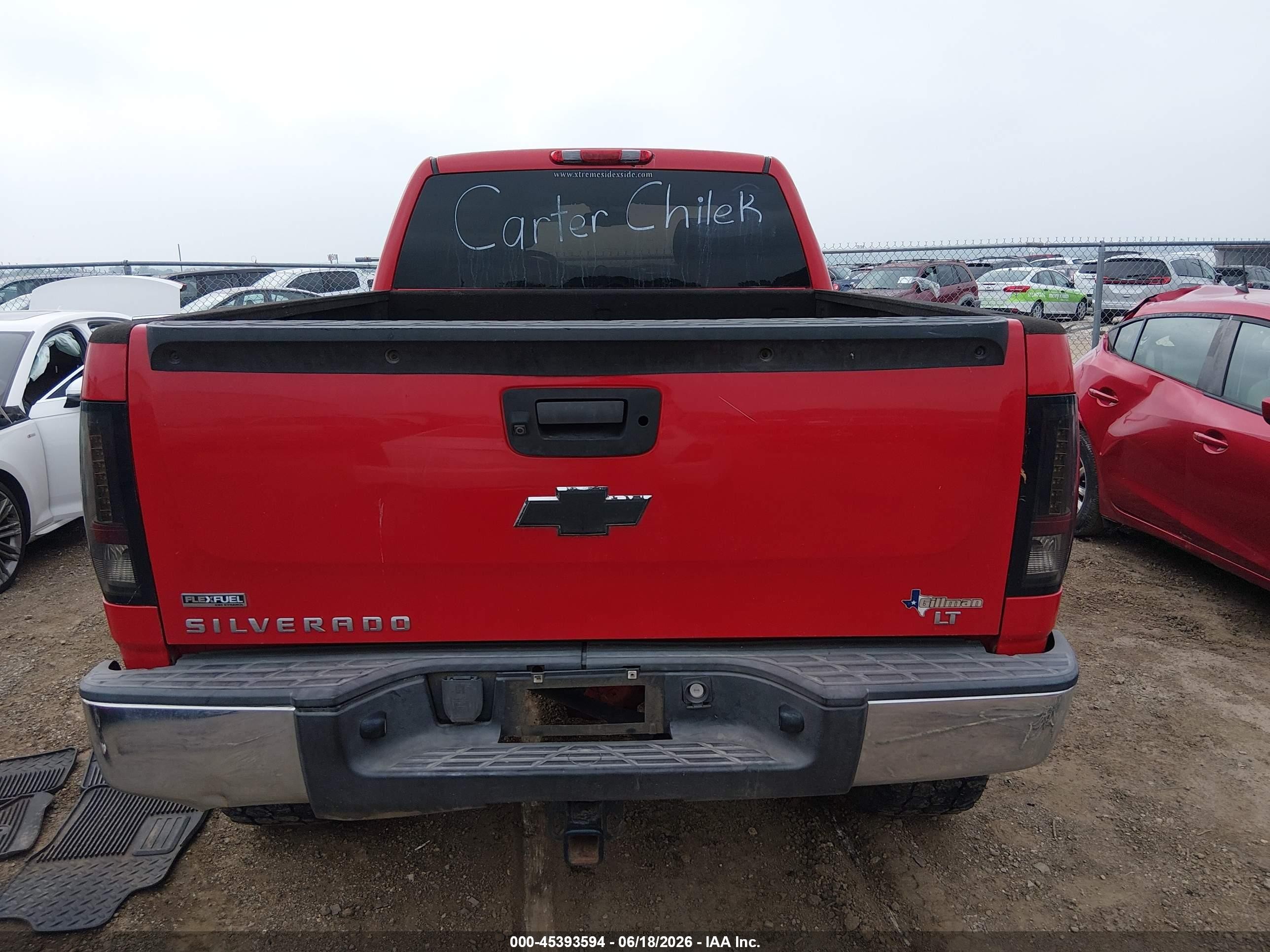 2009 Chevrolet Silverado 1500 Lt Red vin: 1GCEK29049Z296650