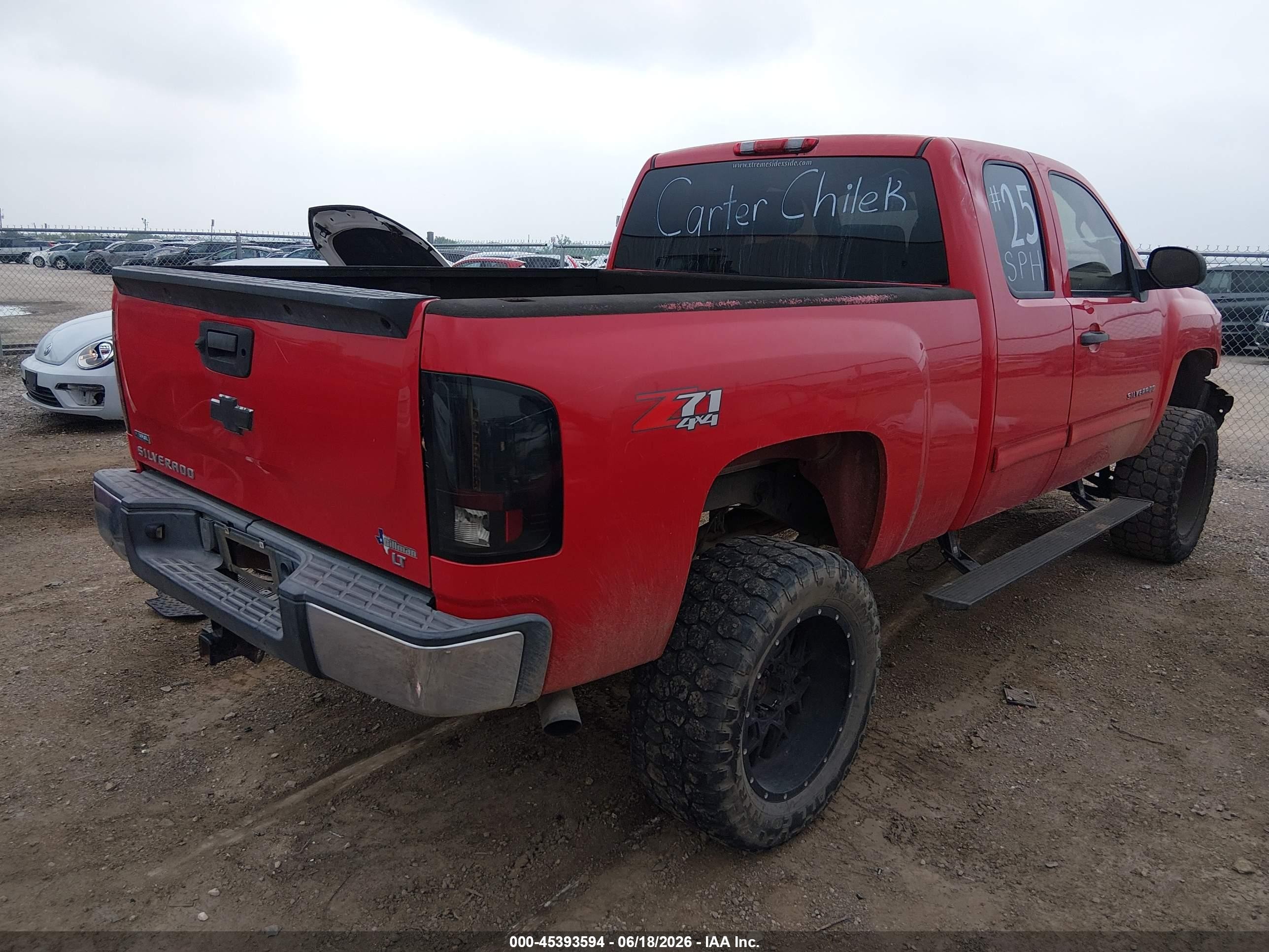 2009 Chevrolet Silverado 1500 Lt Red vin: 1GCEK29049Z296650