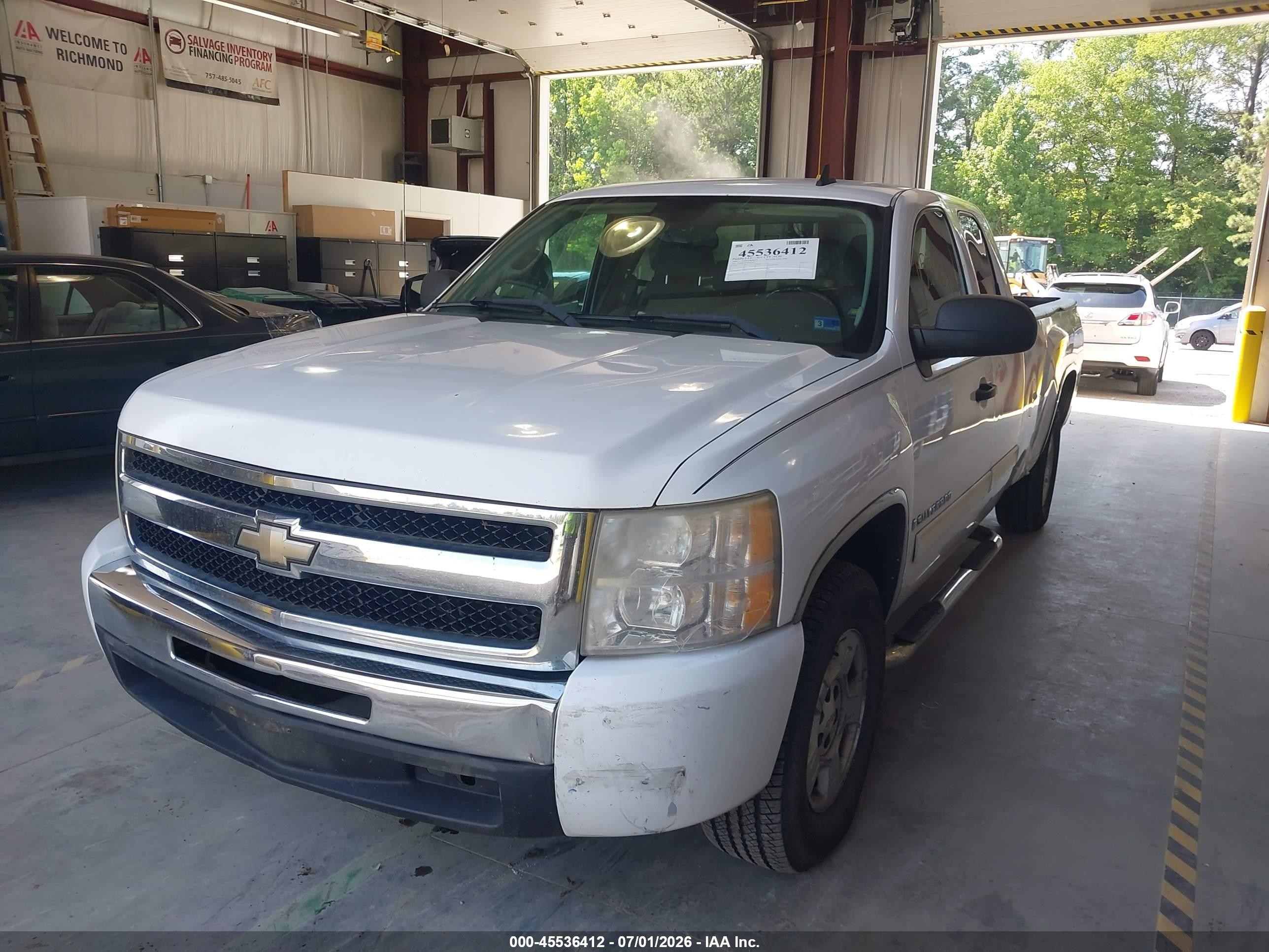 2009 Chevrolet Silverado 1500 Lt White vin: 1GCEK29059E145145