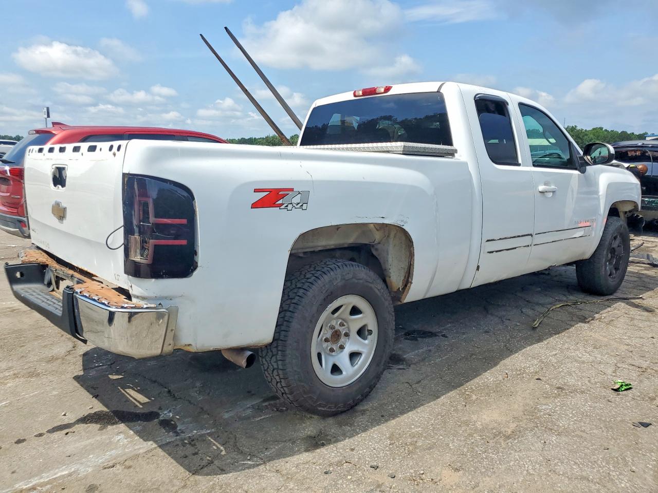 2009 Chevrolet Silverado K1500 Lt White vin: 1GCEK29059Z224145