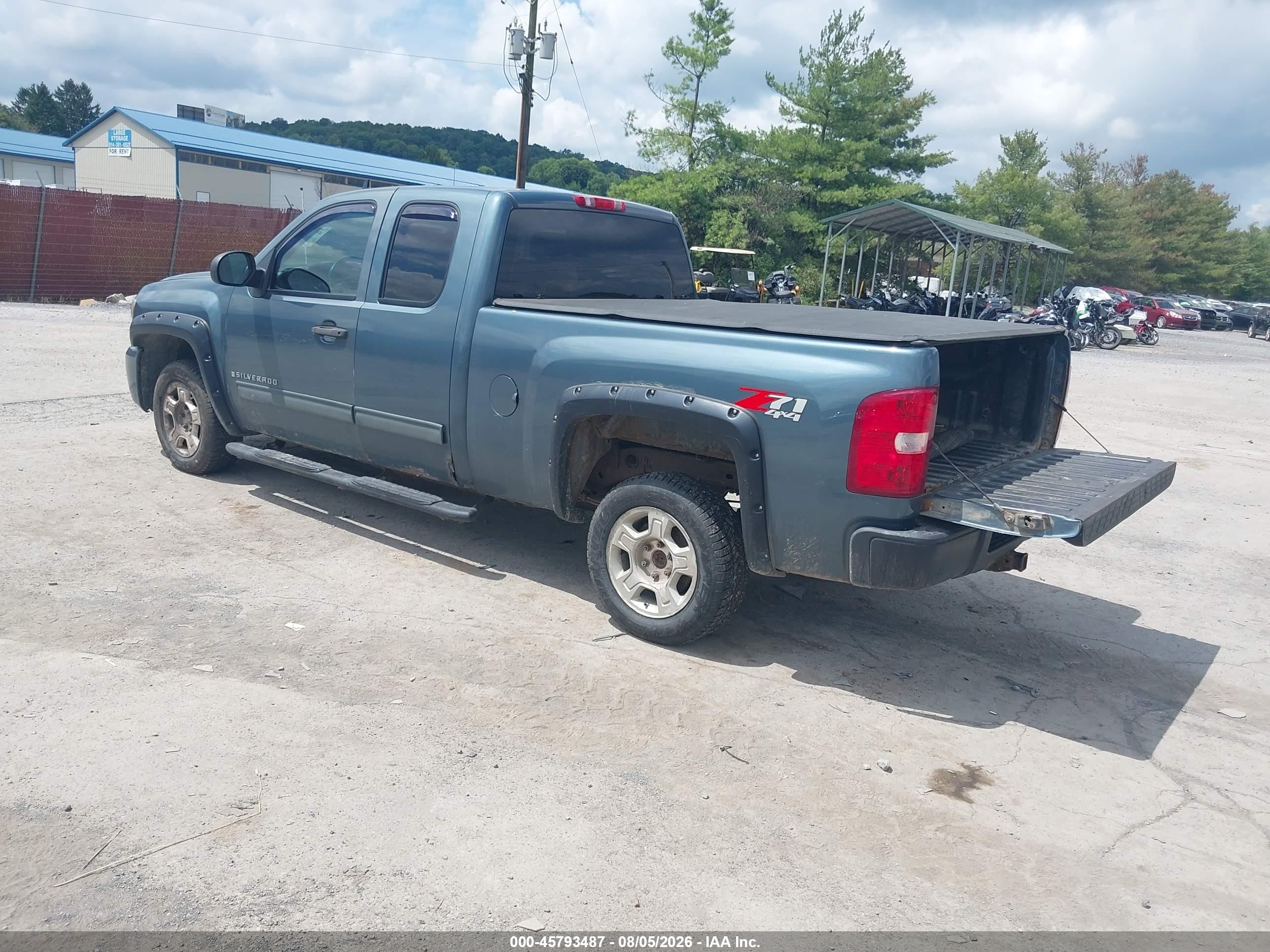 2009 Chevrolet Silverado 1500 Lt Blue vin: 1GCEK29059Z270221