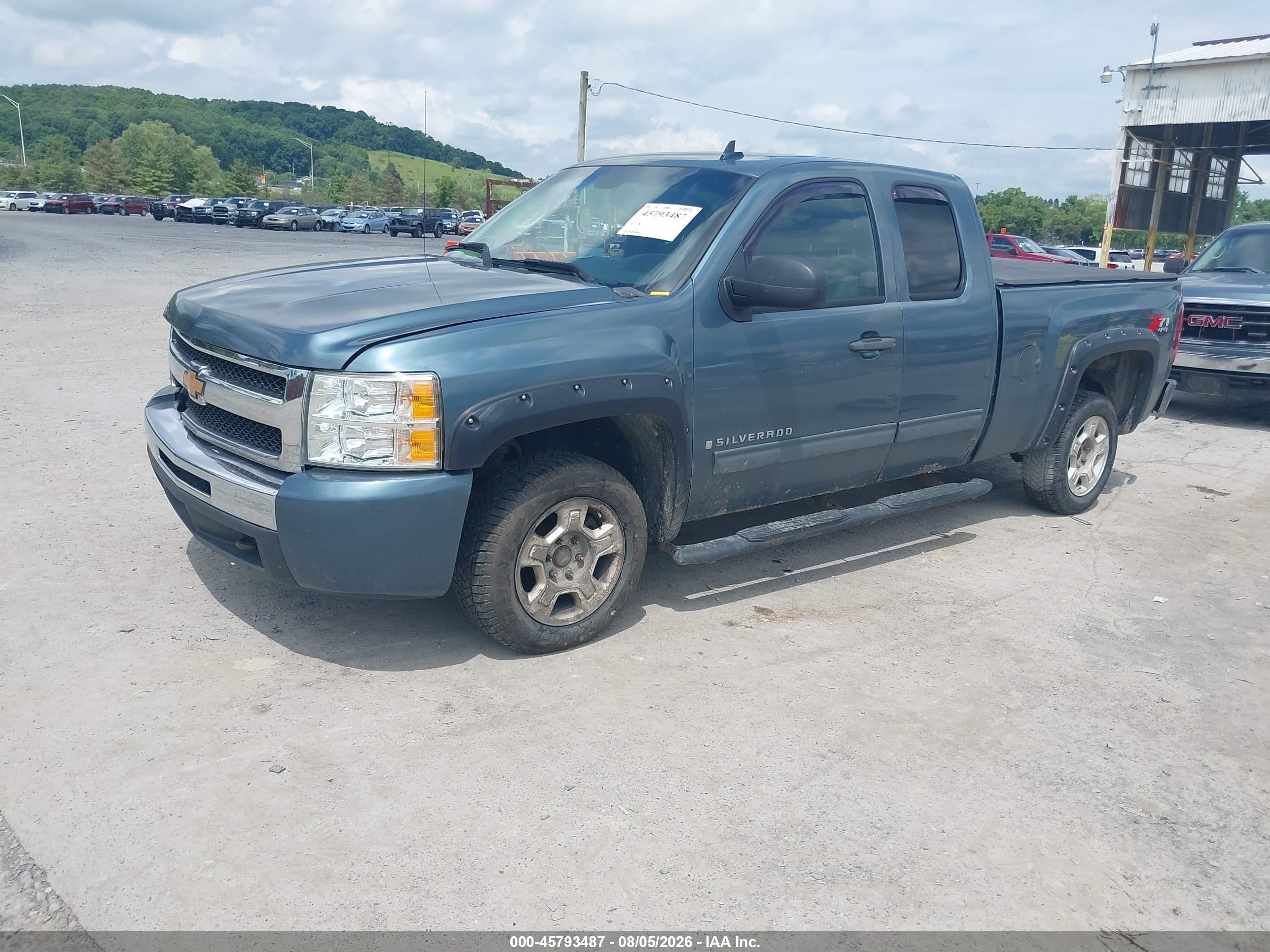 2009 Chevrolet Silverado 1500 Lt Blue vin: 1GCEK29059Z270221