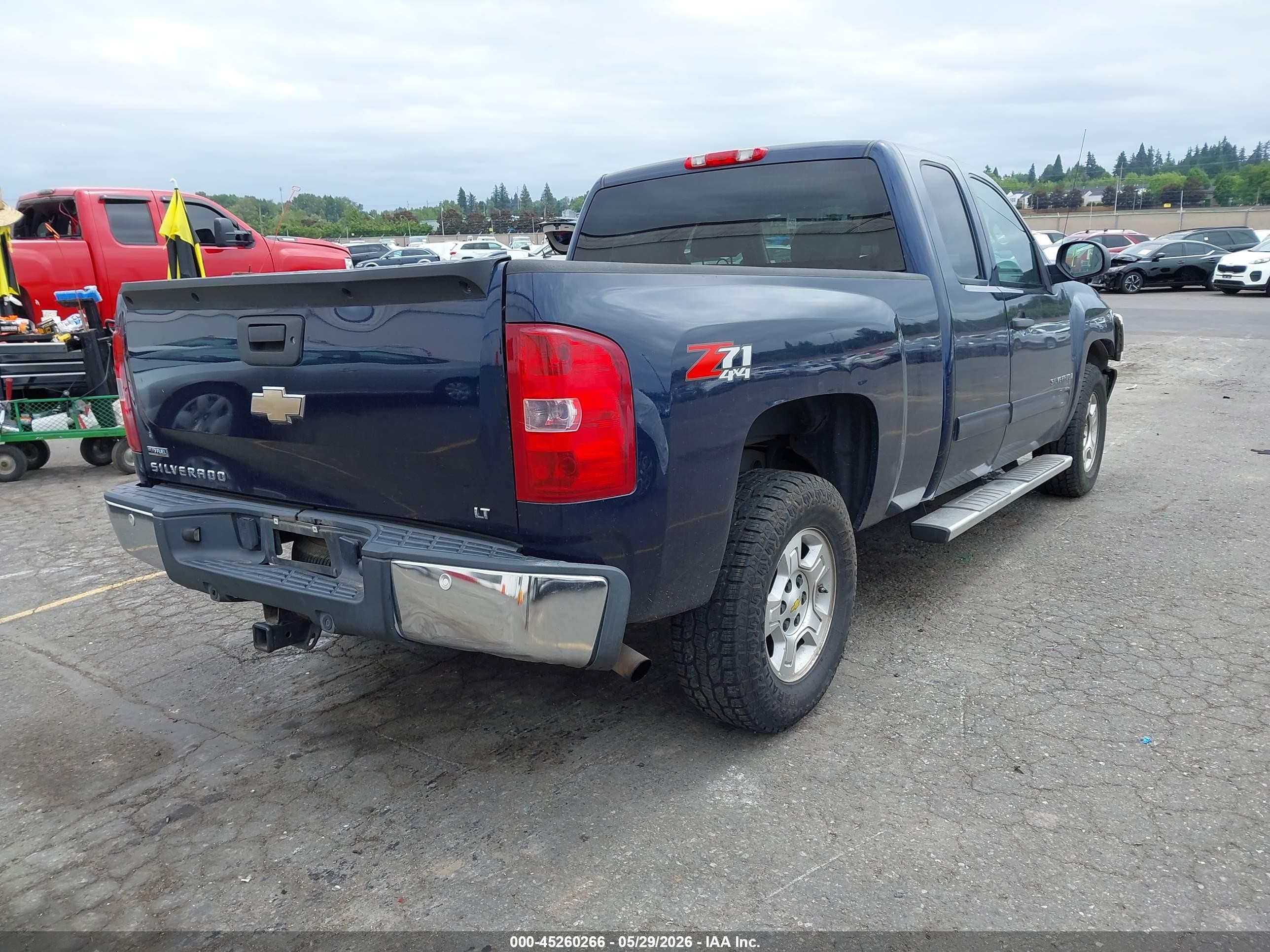2009 Chevrolet Silverado 1500 Lt Blue vin: 1GCEK29079Z107652