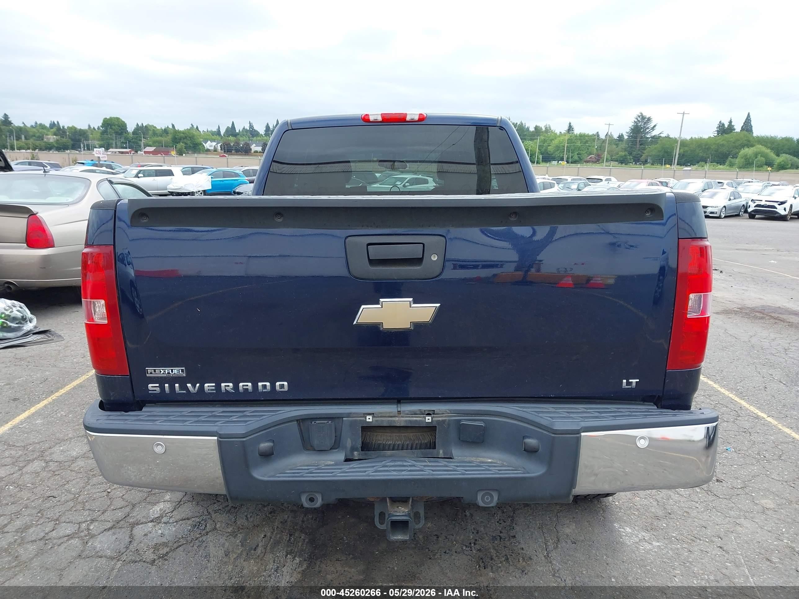 2009 Chevrolet Silverado 1500 Lt Blue vin: 1GCEK29079Z107652