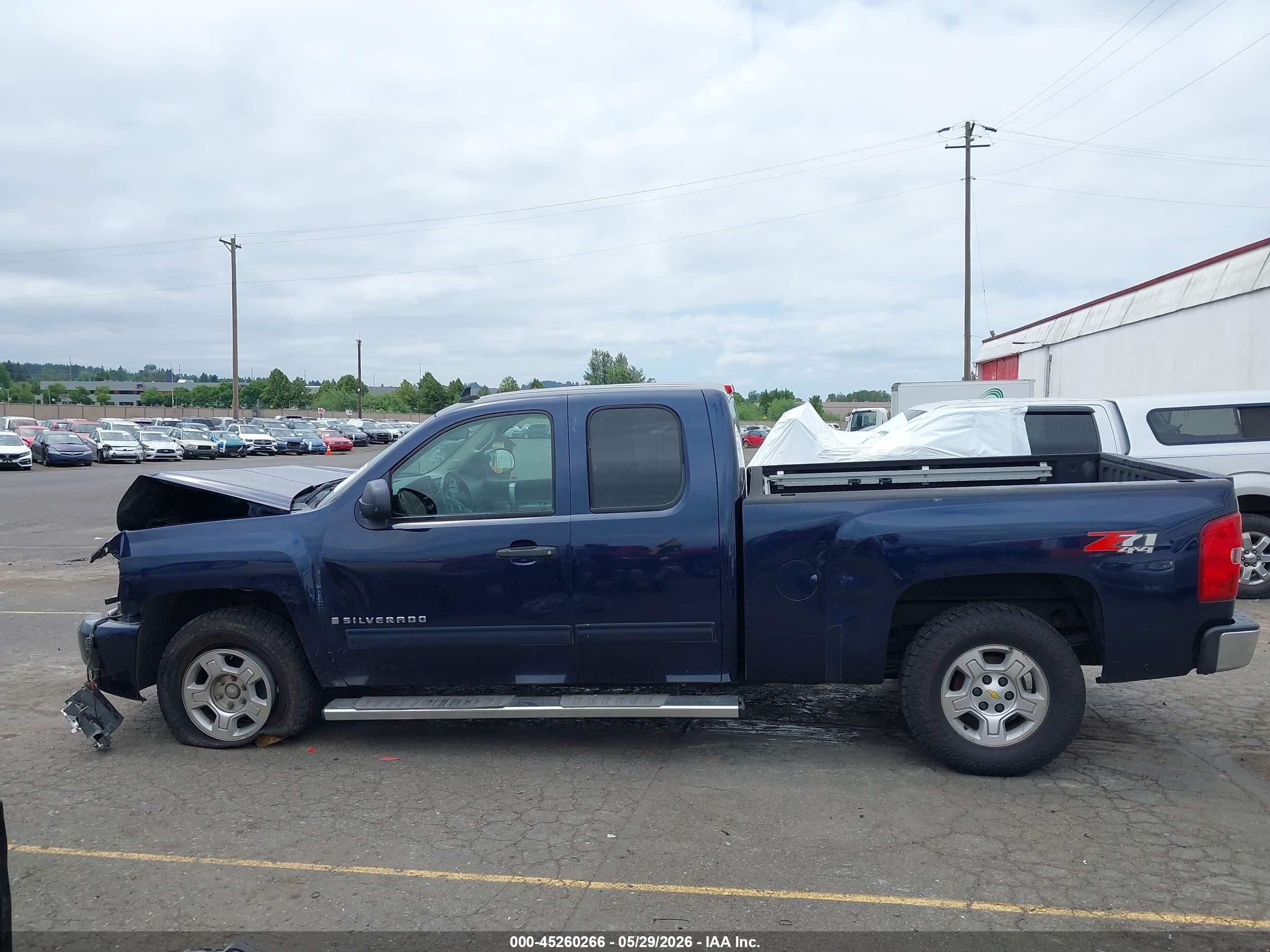 2009 Chevrolet Silverado 1500 Lt Blue vin: 1GCEK29079Z107652