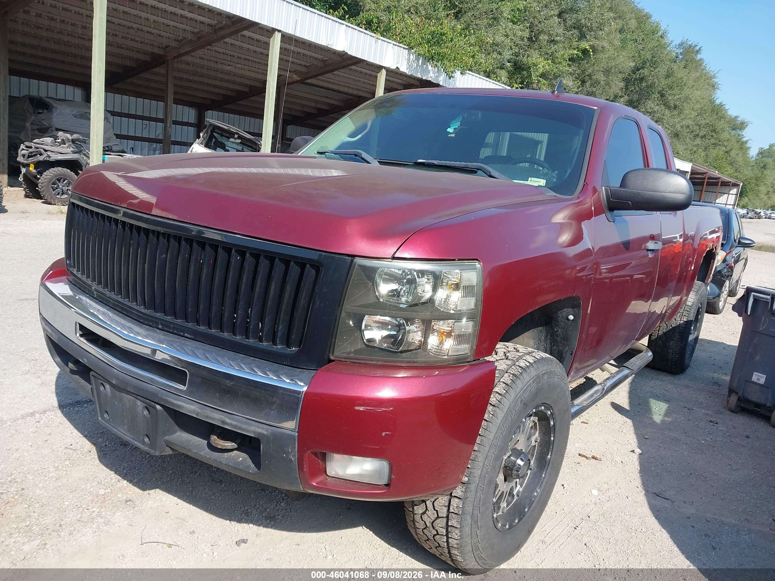 2009 Chevrolet Silverado 1500 Lt Burgundy vin: 1GCEK29079Z177412