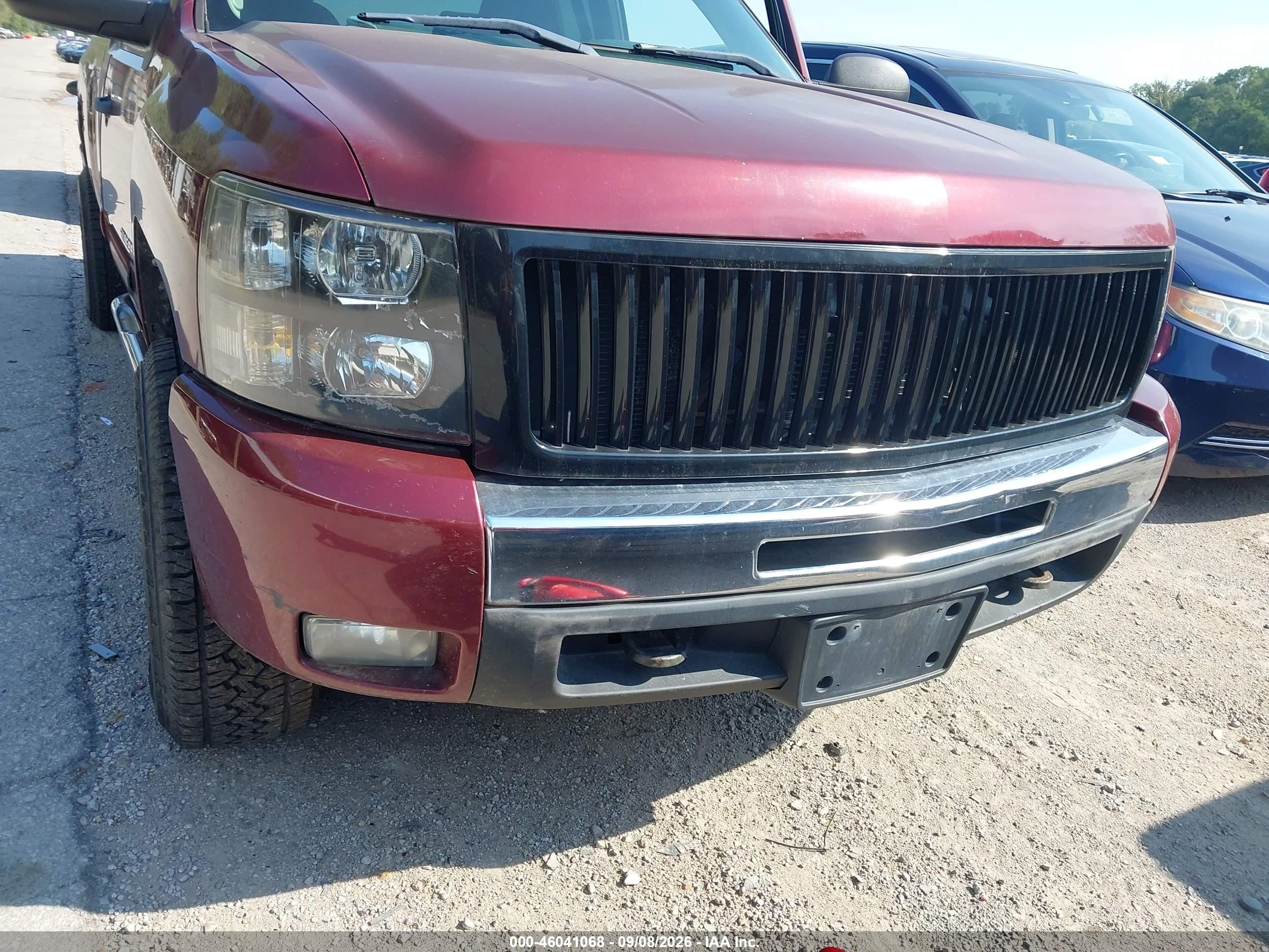 2009 Chevrolet Silverado 1500 Lt Burgundy vin: 1GCEK29079Z177412