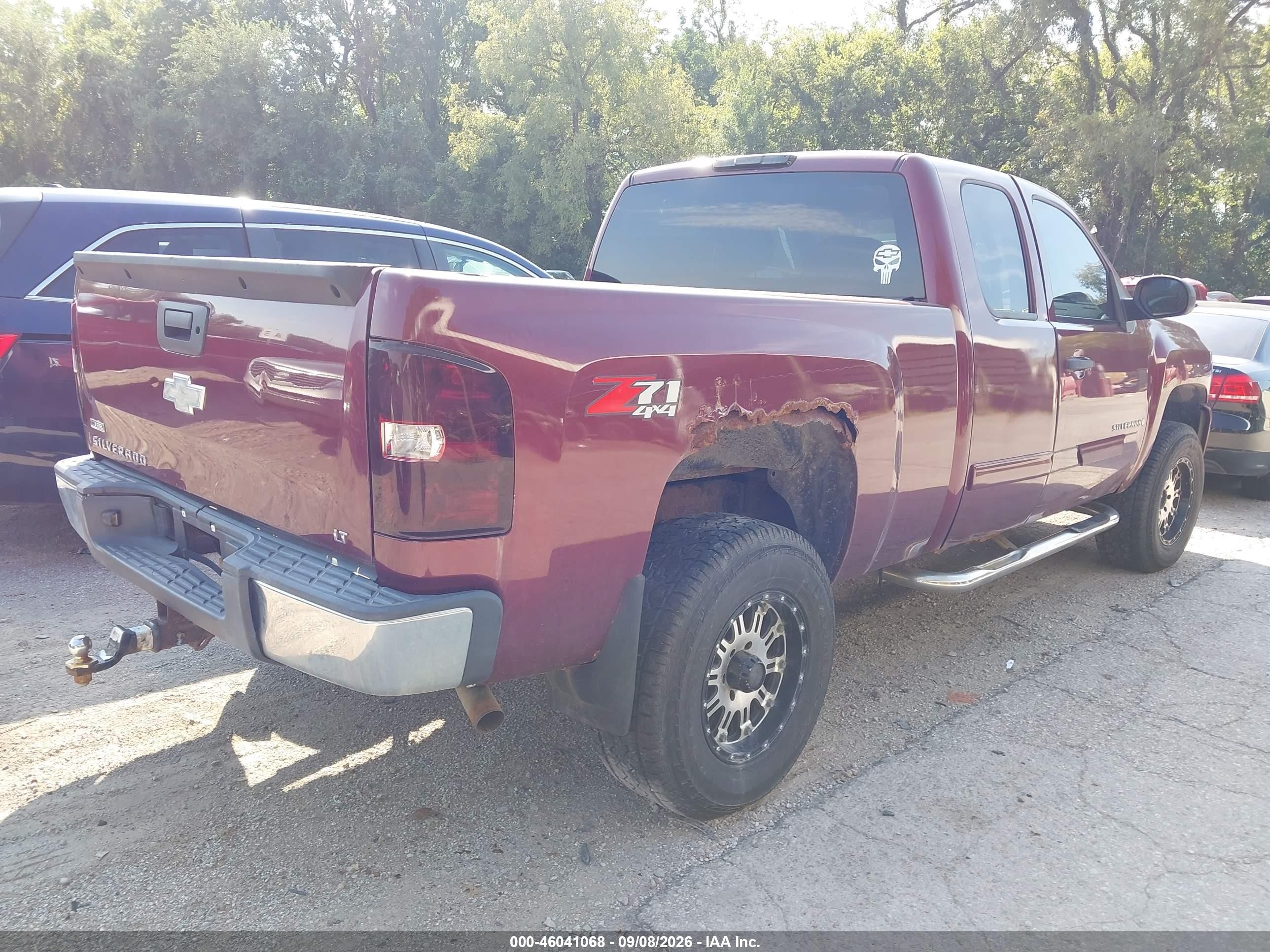 2009 Chevrolet Silverado 1500 Lt Burgundy vin: 1GCEK29079Z177412