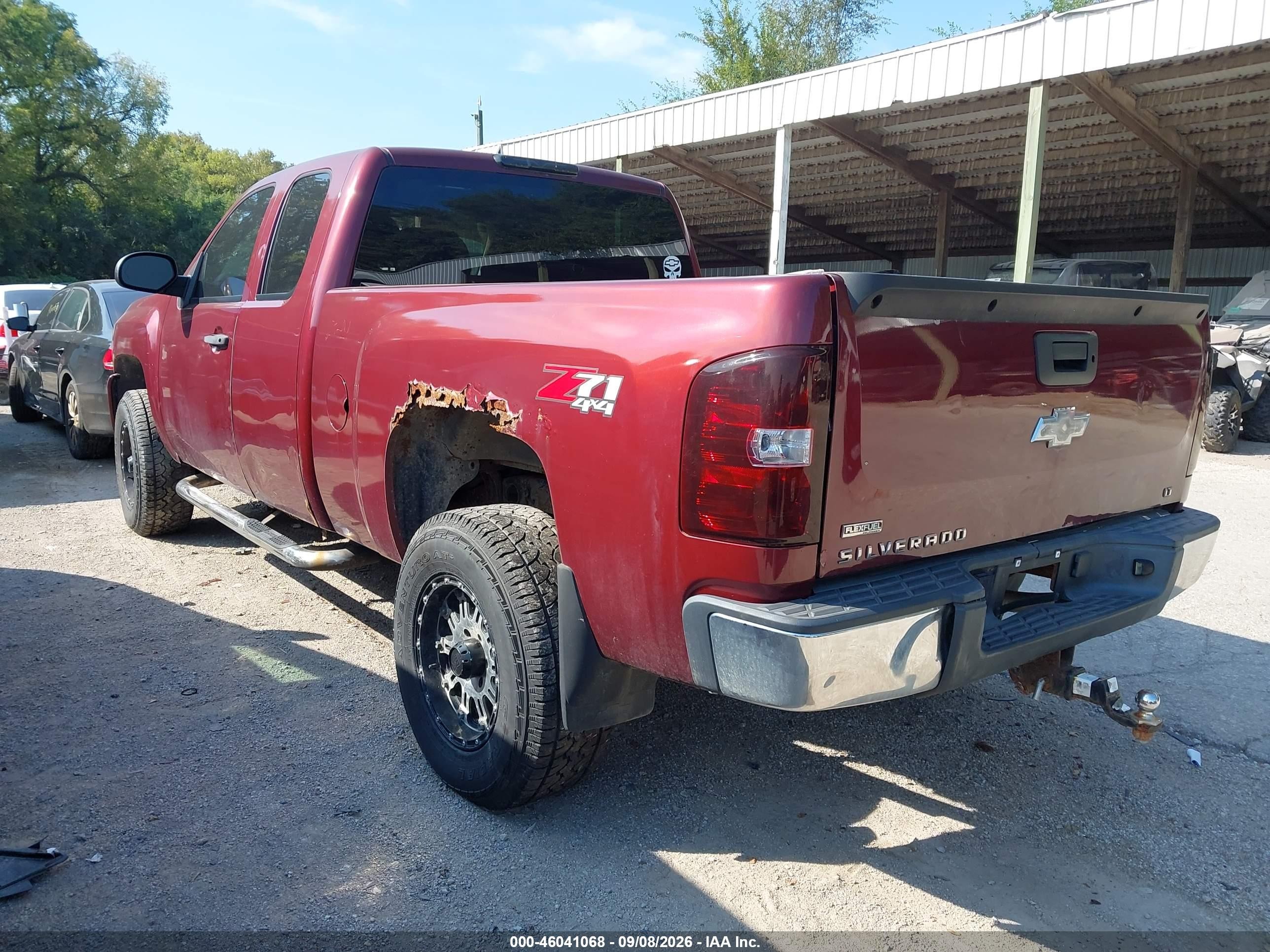 2009 Chevrolet Silverado 1500 Lt Burgundy vin: 1GCEK29079Z177412