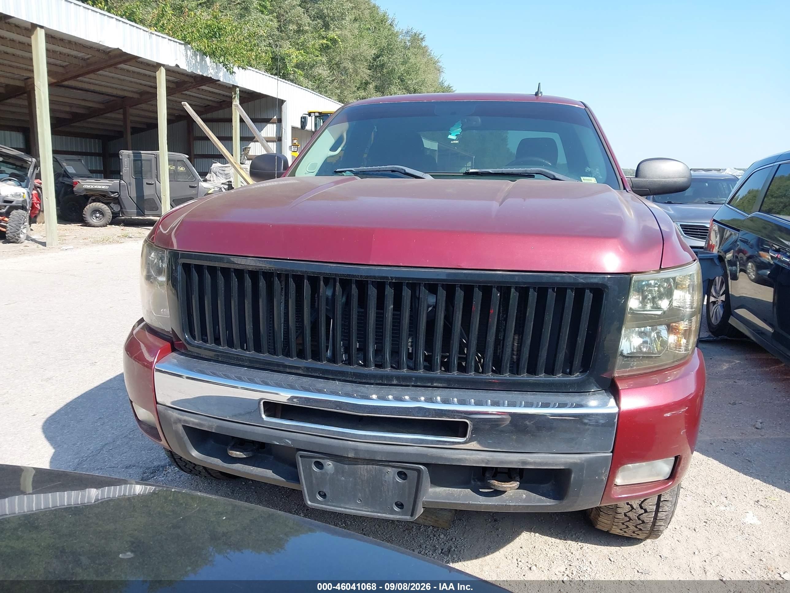 2009 Chevrolet Silverado 1500 Lt Burgundy vin: 1GCEK29079Z177412