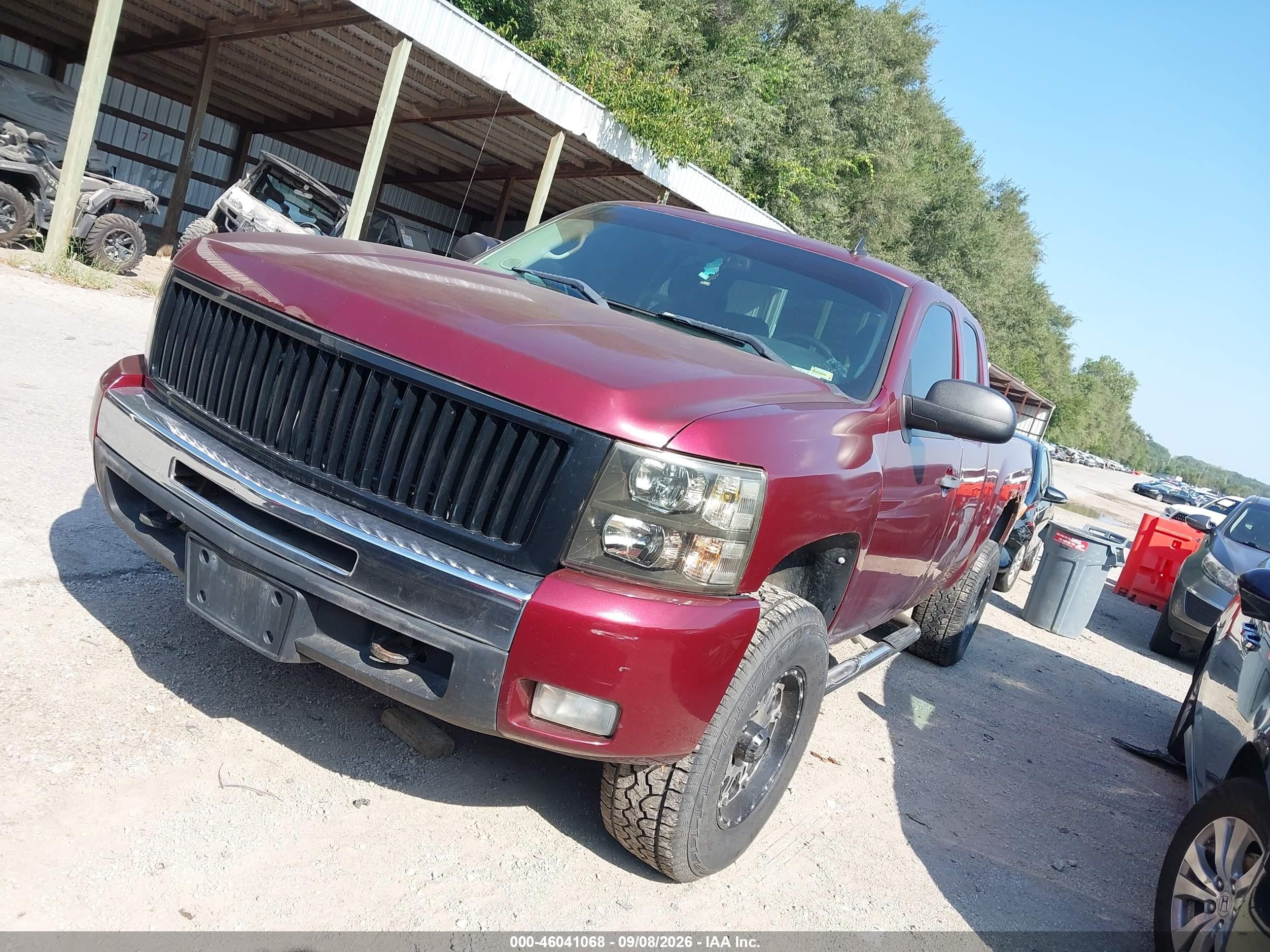 2009 Chevrolet Silverado 1500 Lt Burgundy vin: 1GCEK29079Z177412
