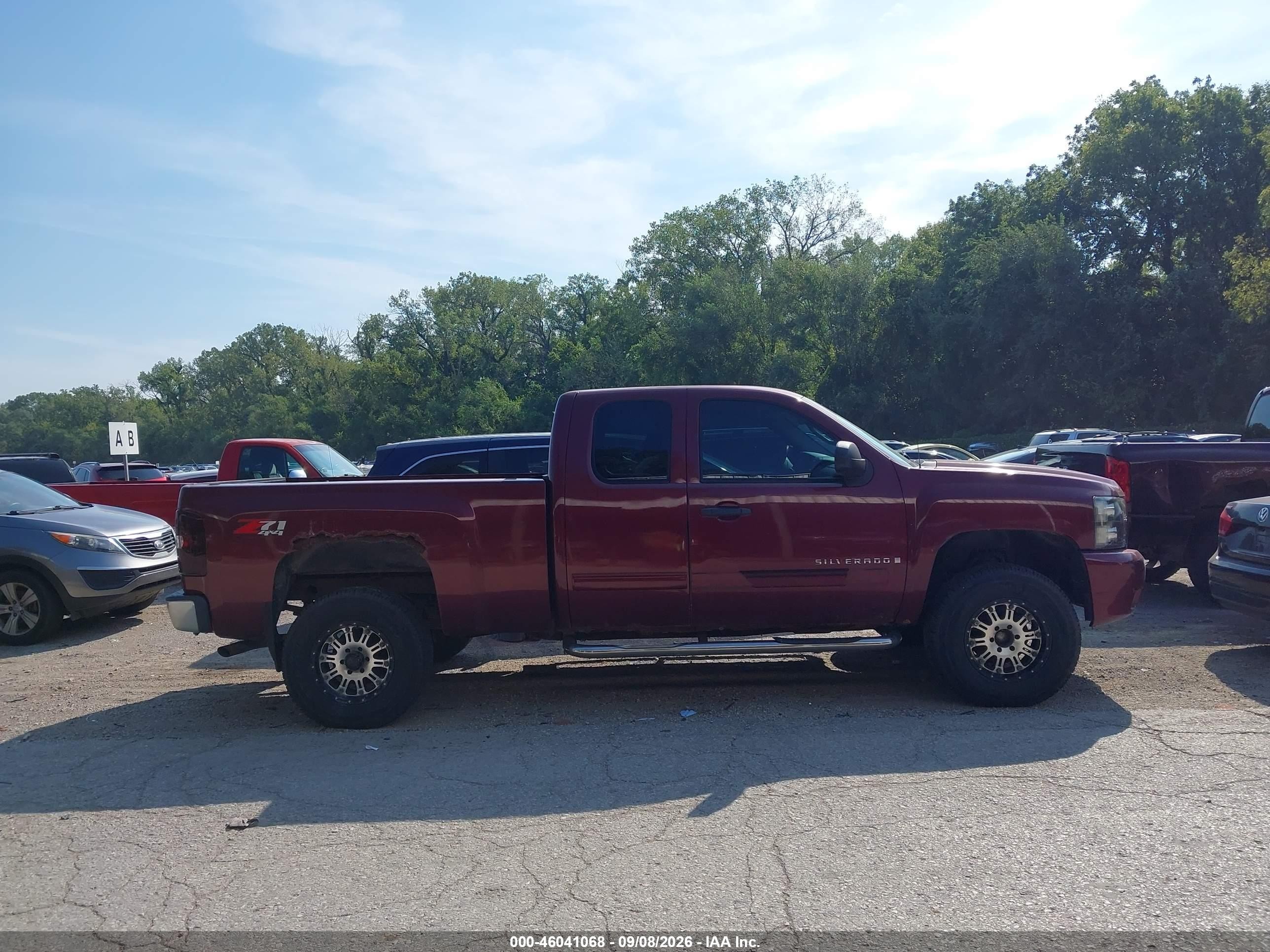 2009 Chevrolet Silverado 1500 Lt Burgundy vin: 1GCEK29079Z177412